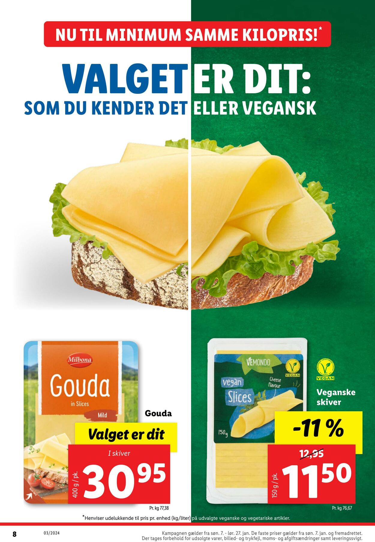 Tilbud Lidl 14.01.2024 - 20.01.2024