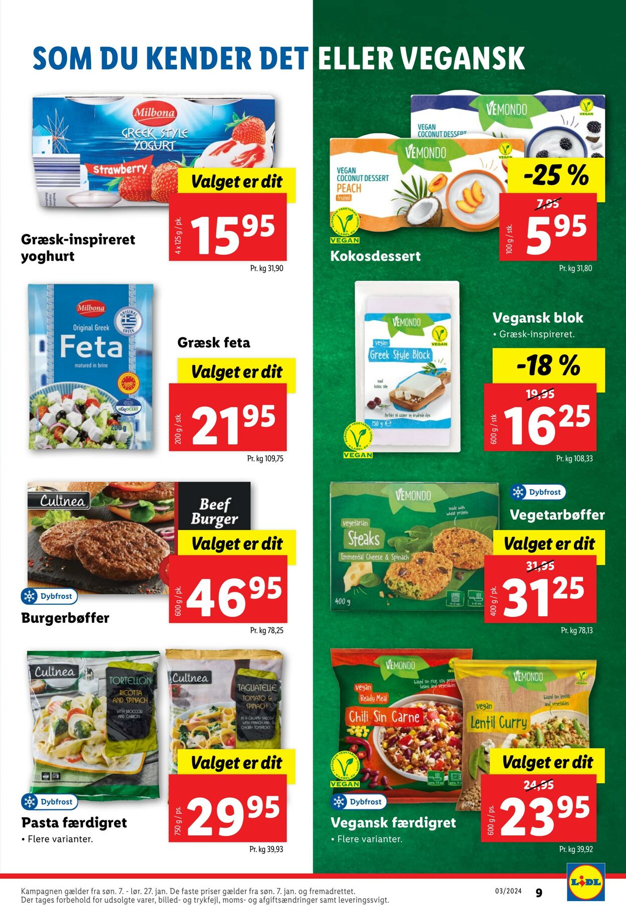 Tilbud Lidl 14.01.2024 - 20.01.2024