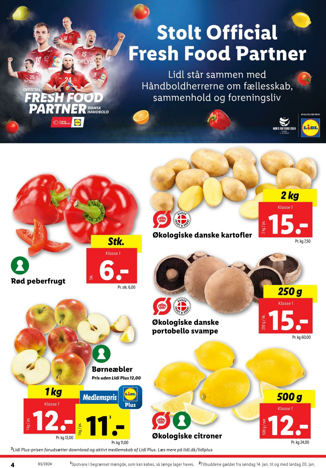 Tilbud Lidl 14.01.2024 - 20.01.2024