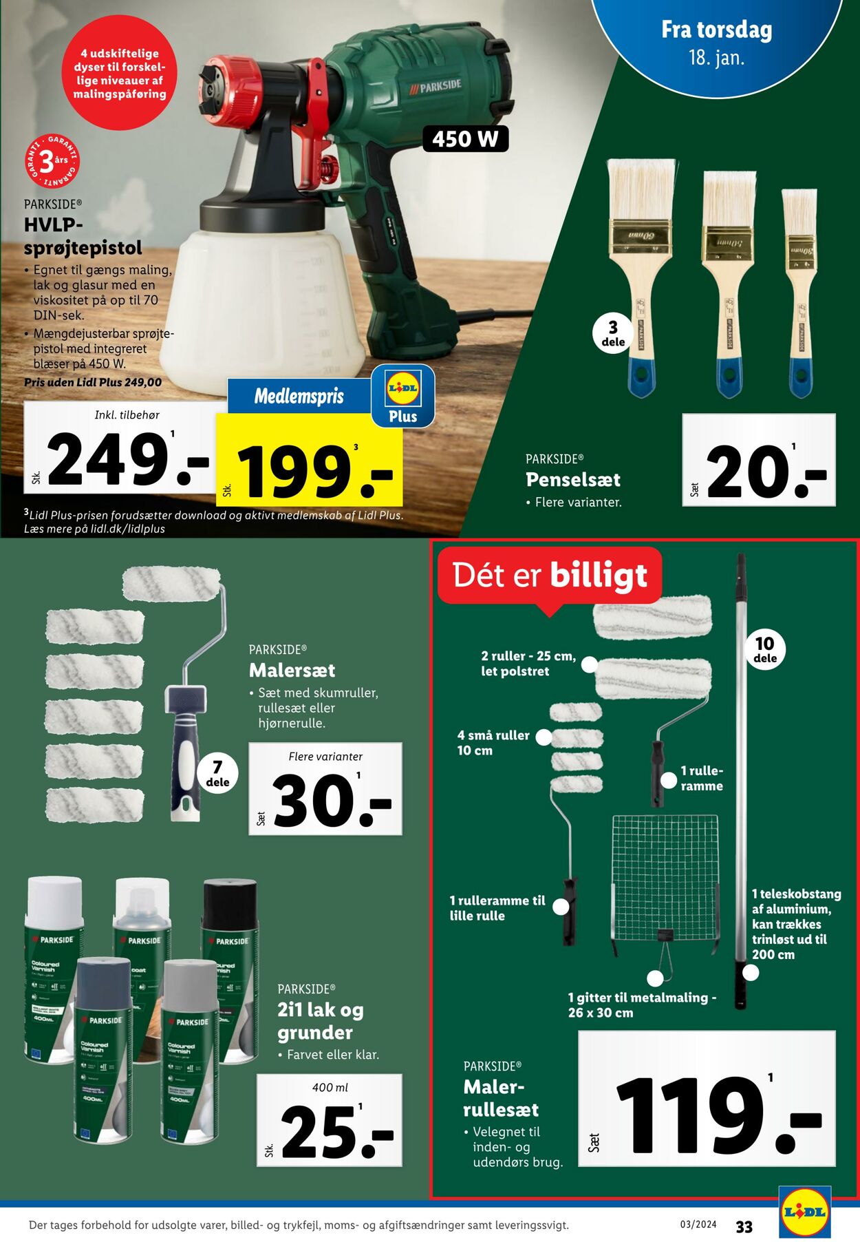 Tilbud Lidl 14.01.2024 - 20.01.2024