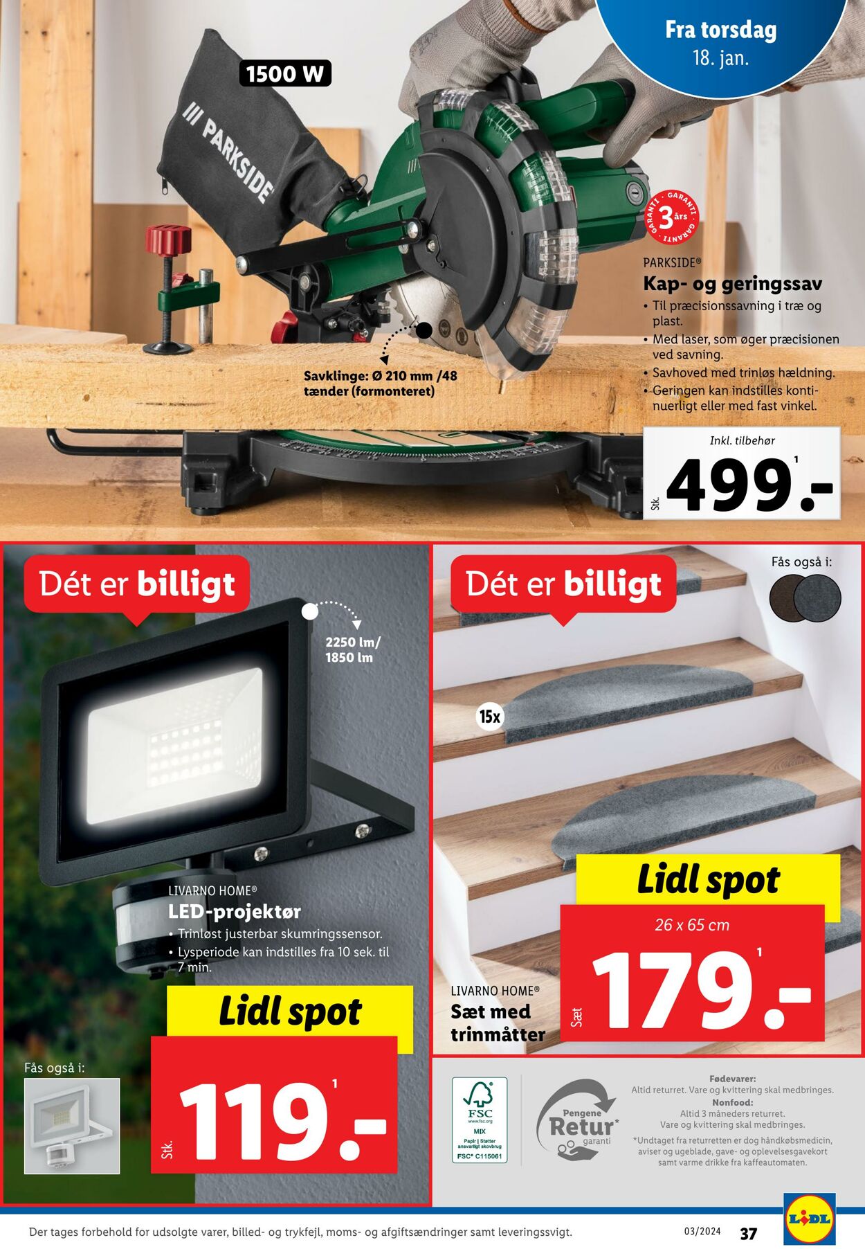 Tilbud Lidl 14.01.2024 - 20.01.2024