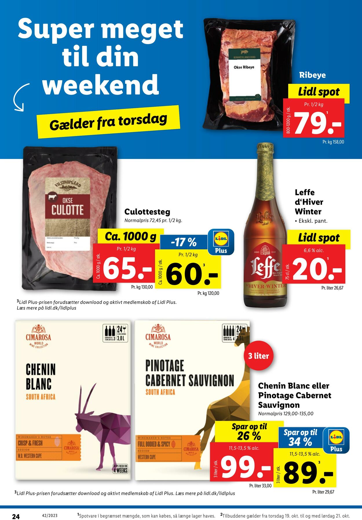 Tilbud Lidl 14.10.2023 - 21.10.2023