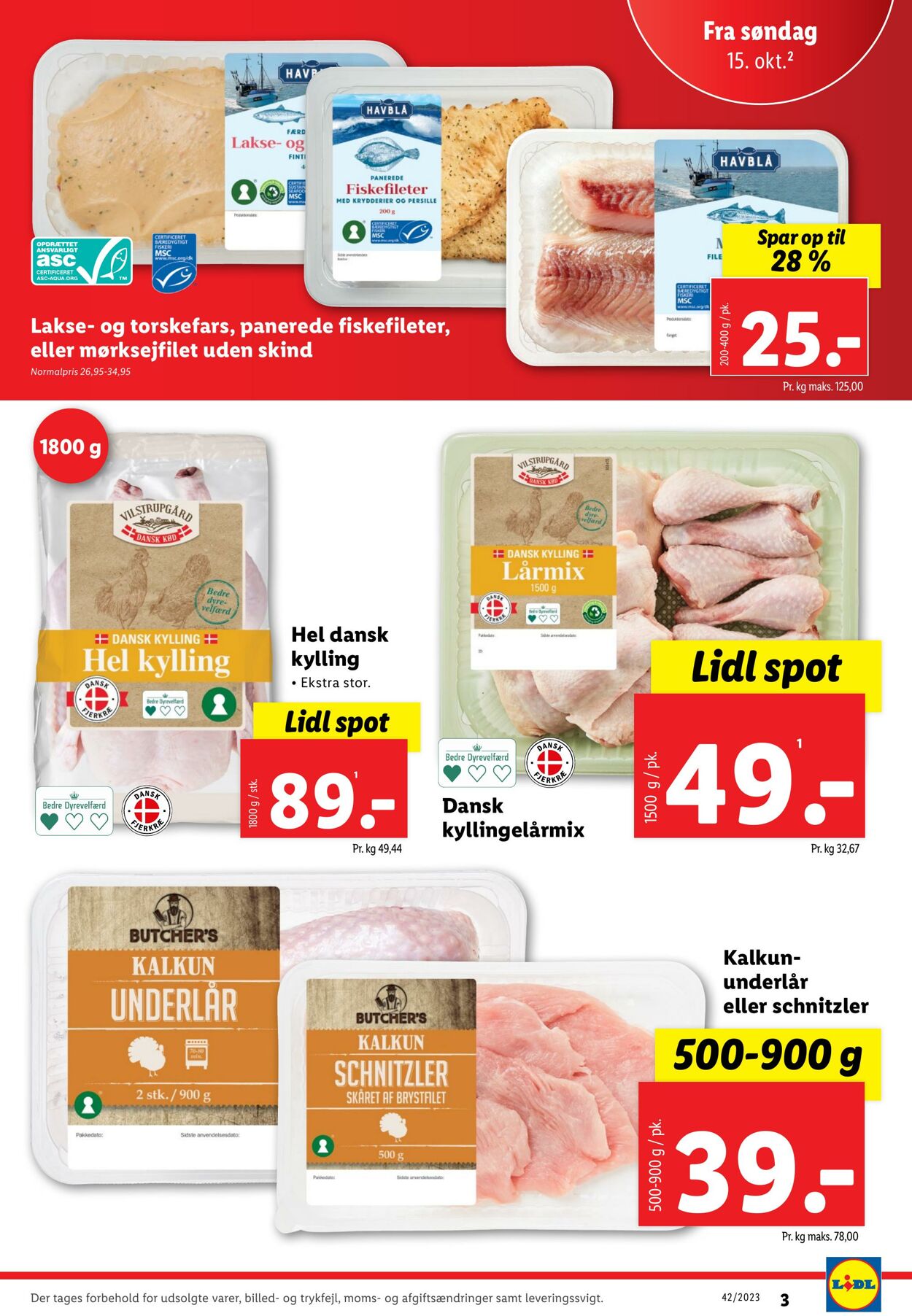 Tilbud Lidl 14.10.2023 - 21.10.2023