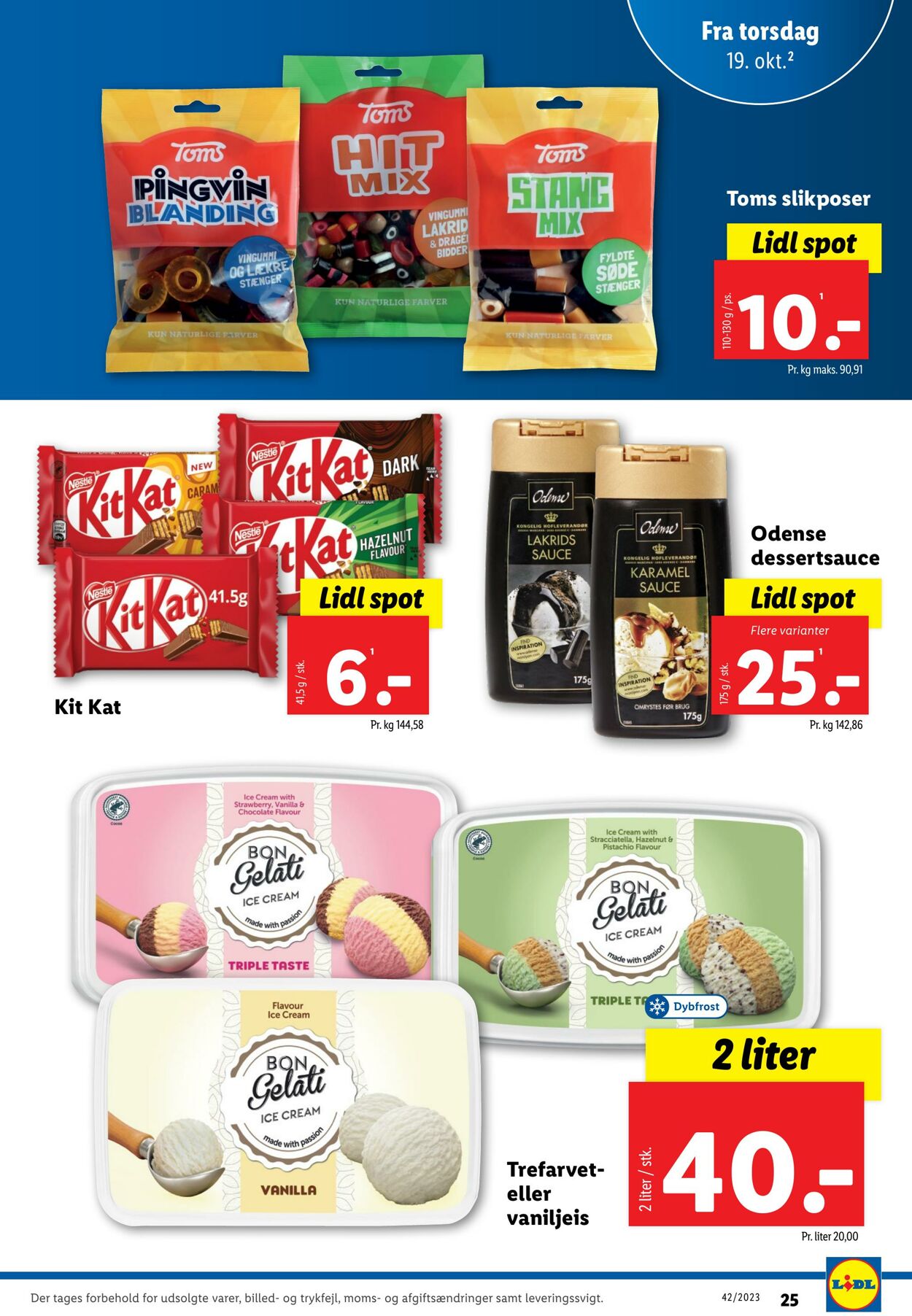 Tilbud Lidl 14.10.2023 - 21.10.2023