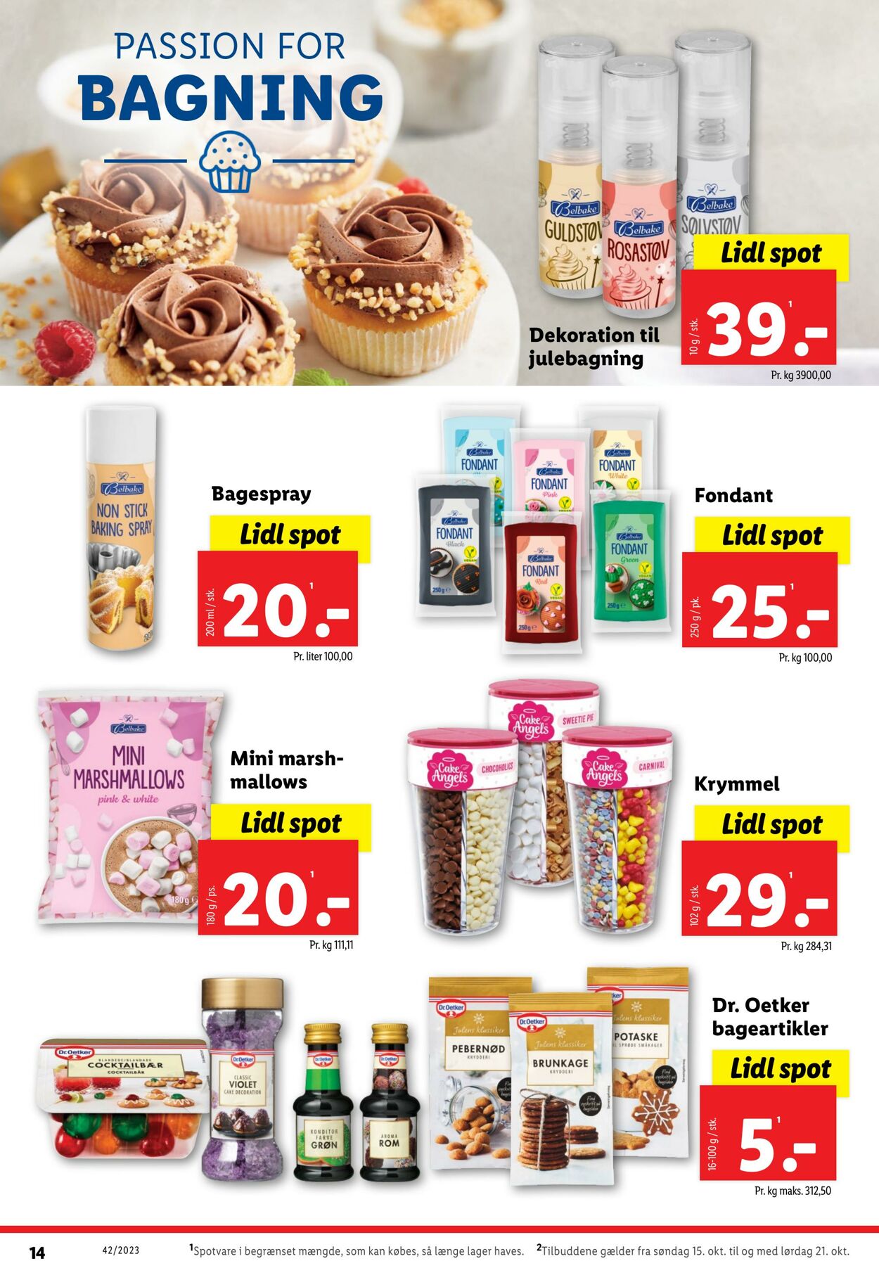 Tilbud Lidl 14.10.2023 - 21.10.2023