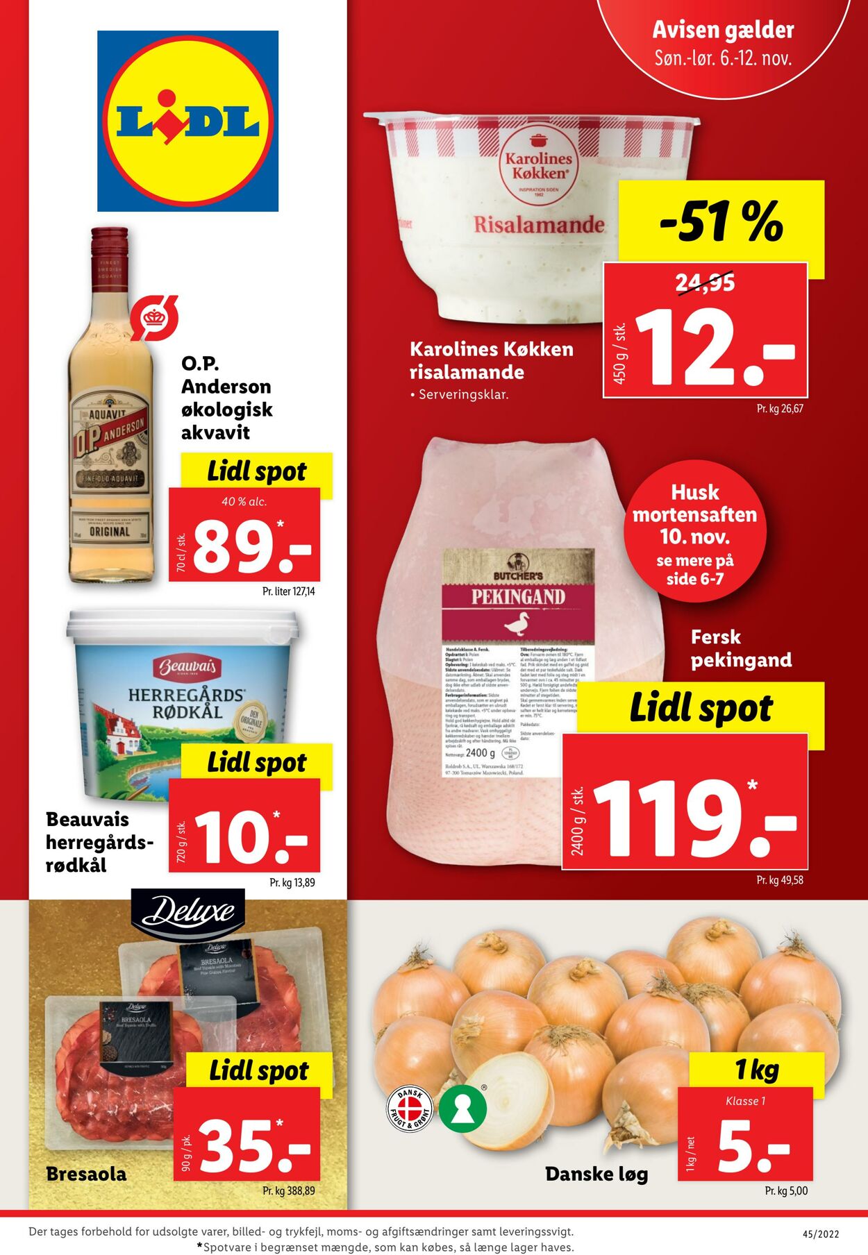 Tilbud Lidl 05.11.2022 - 12.11.2022