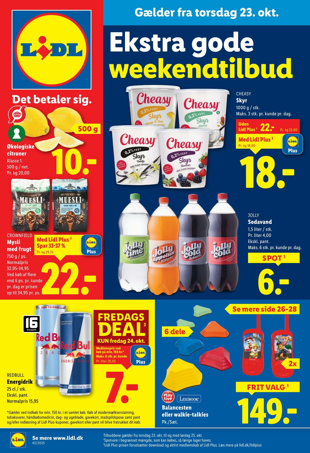 Tilbud Lidl 18.10.2025 - 25.10.2025