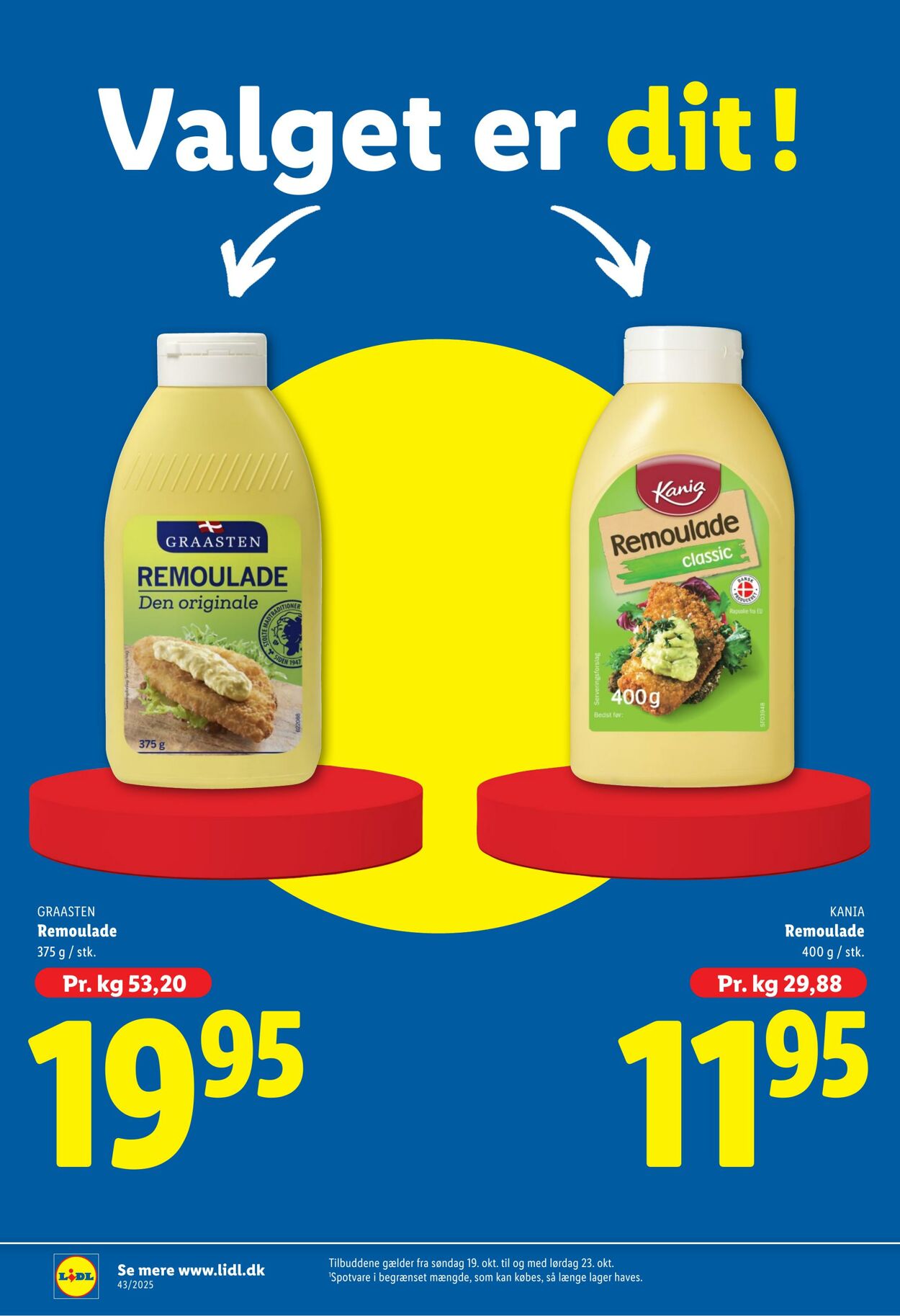 Tilbud Lidl 18.10.2025 - 25.10.2025