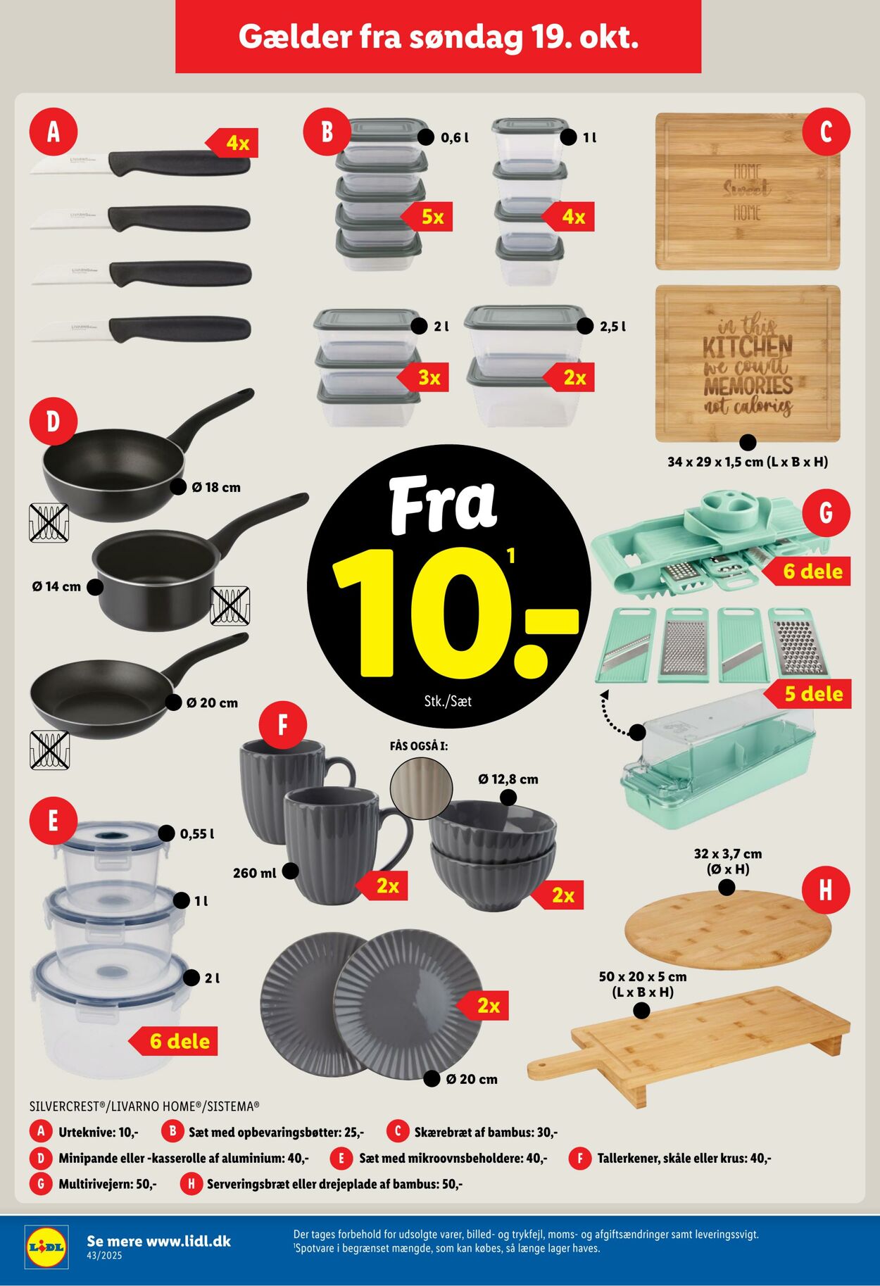 Tilbud Lidl 18.10.2025 - 25.10.2025