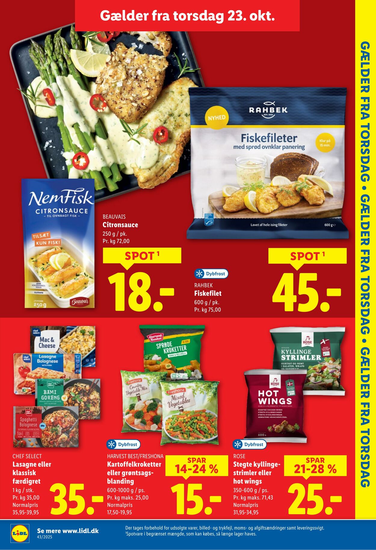 Tilbud Lidl 18.10.2025 - 25.10.2025