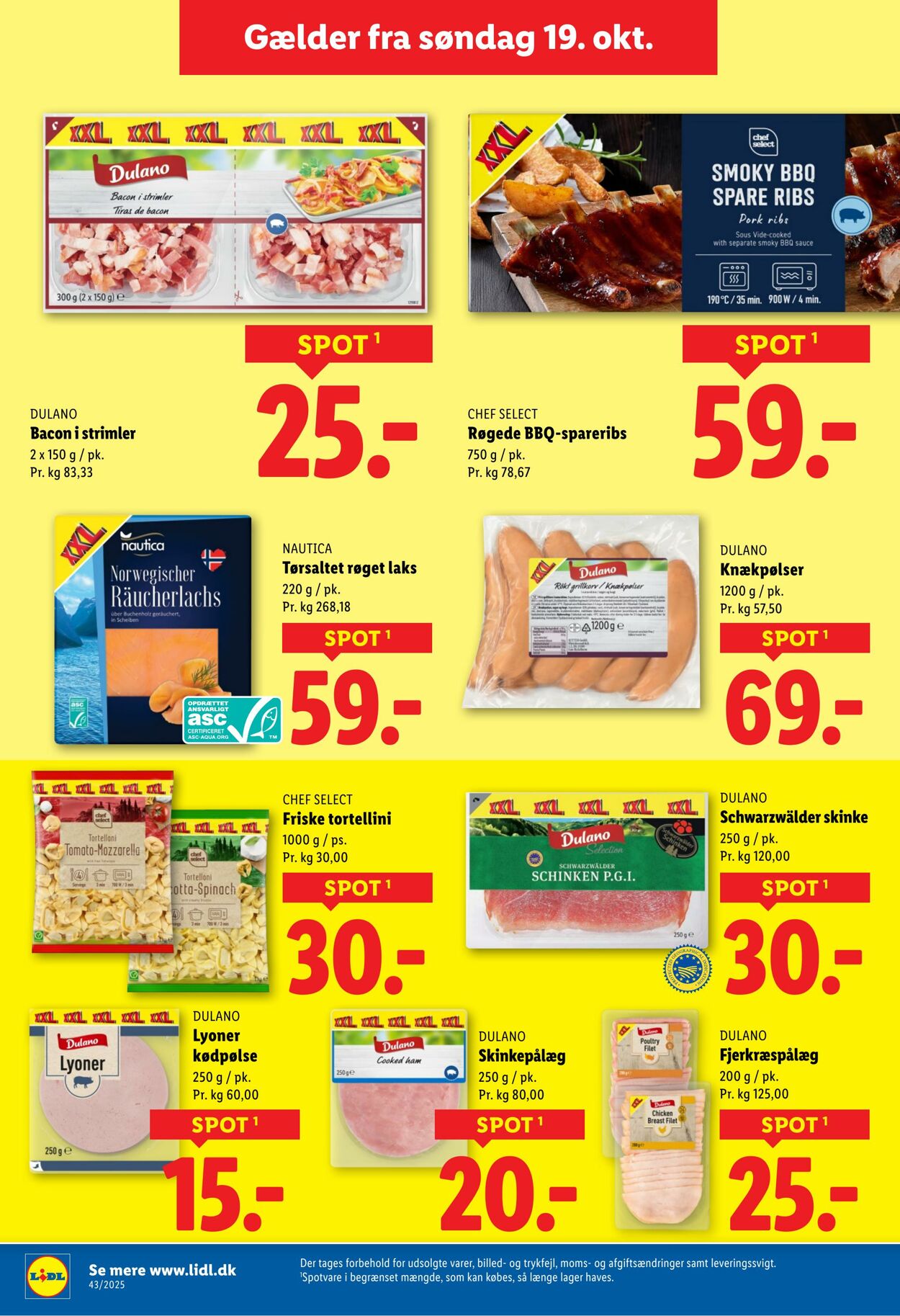 Tilbud Lidl 18.10.2025 - 25.10.2025