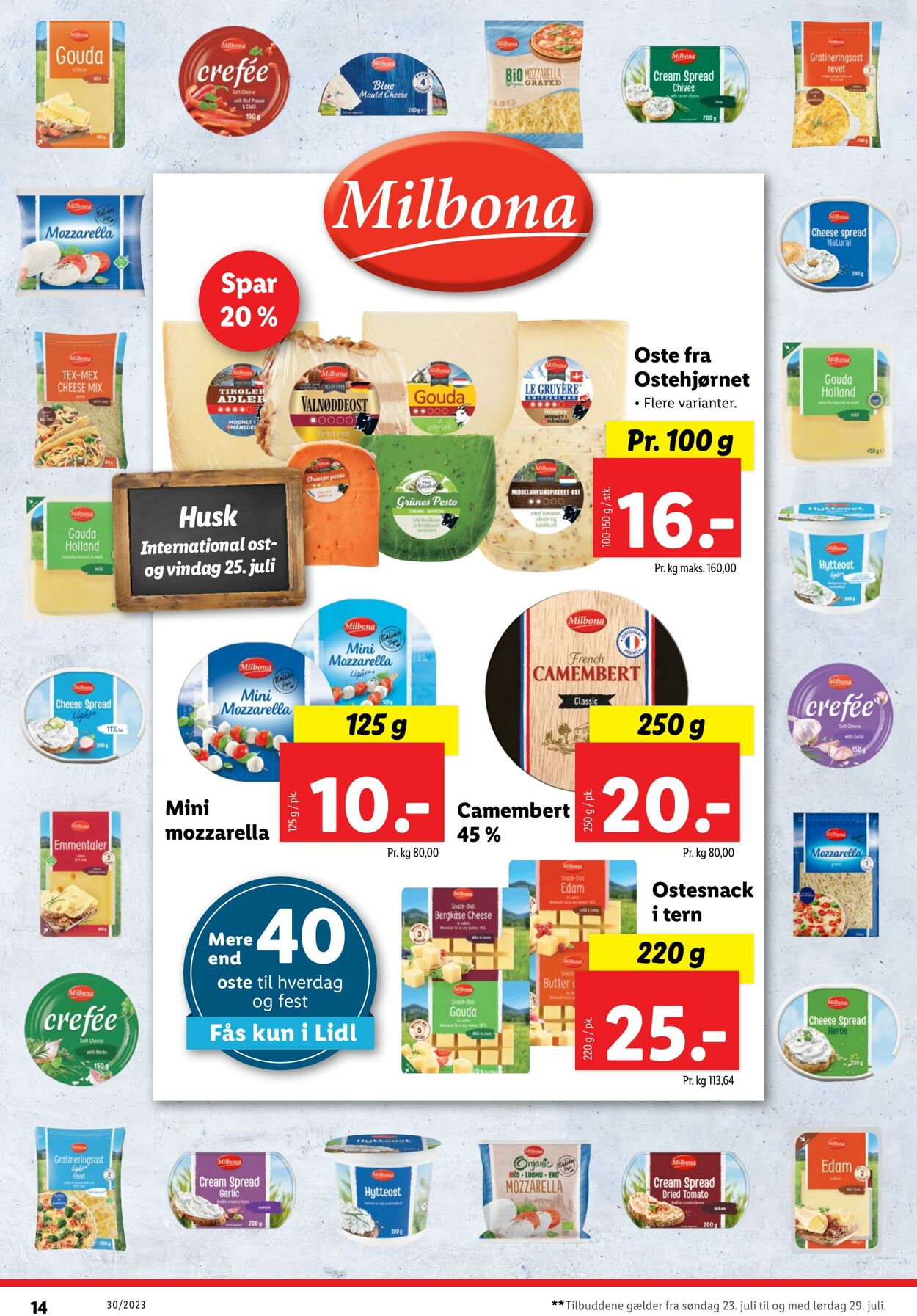 Tilbud Lidl 22.07.2023 - 29.07.2023