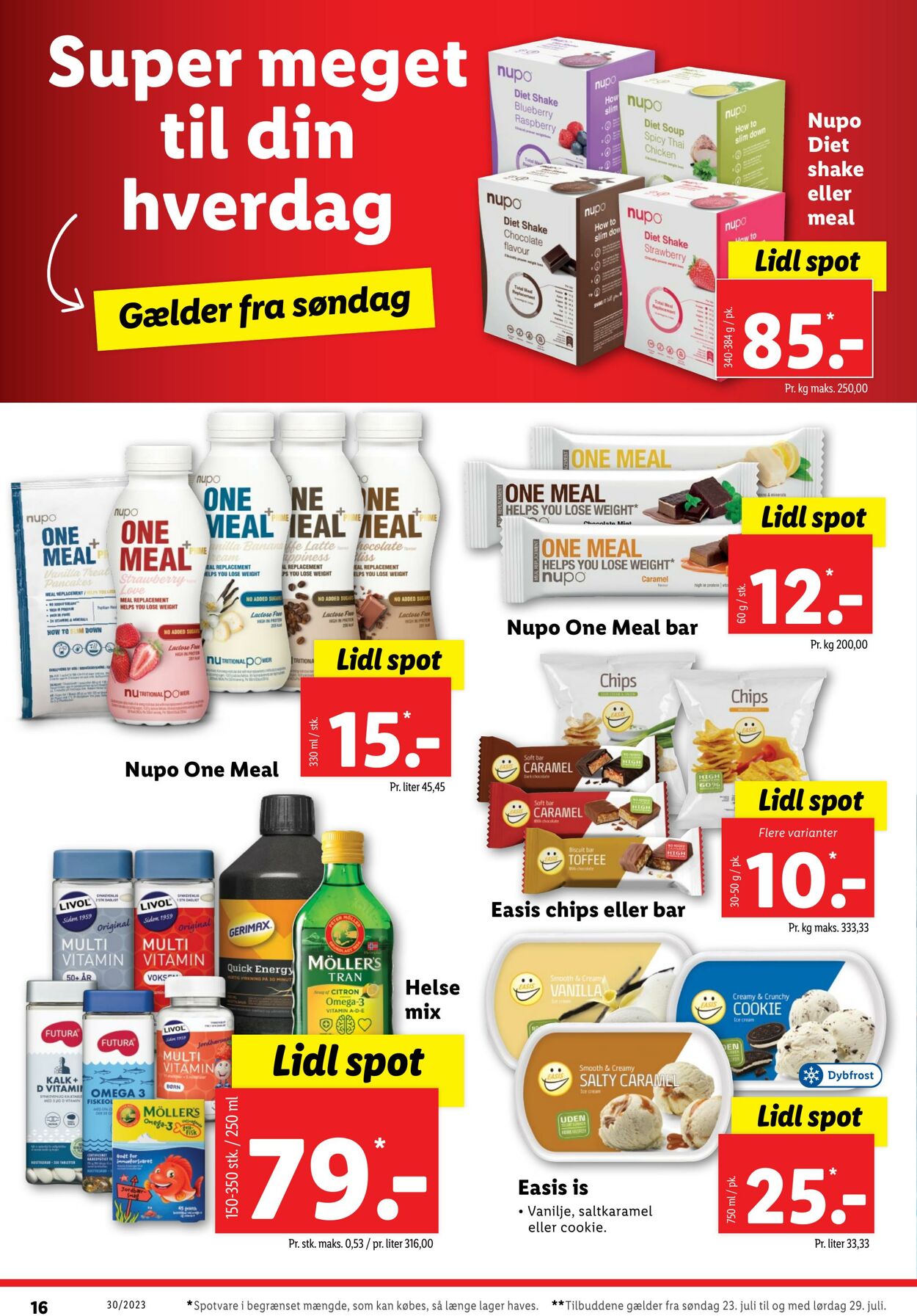 Tilbud Lidl 22.07.2023 - 29.07.2023