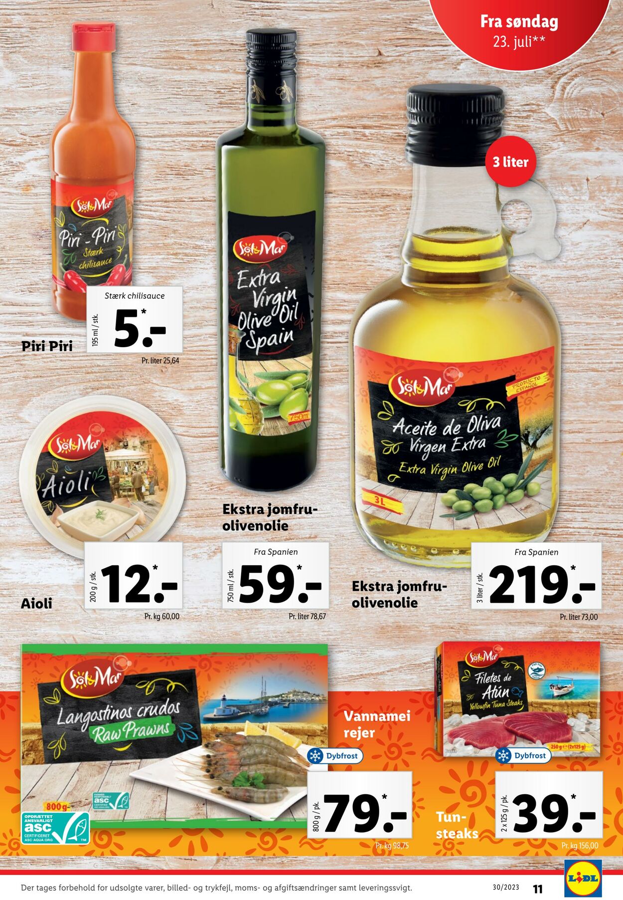 Tilbud Lidl 22.07.2023 - 29.07.2023