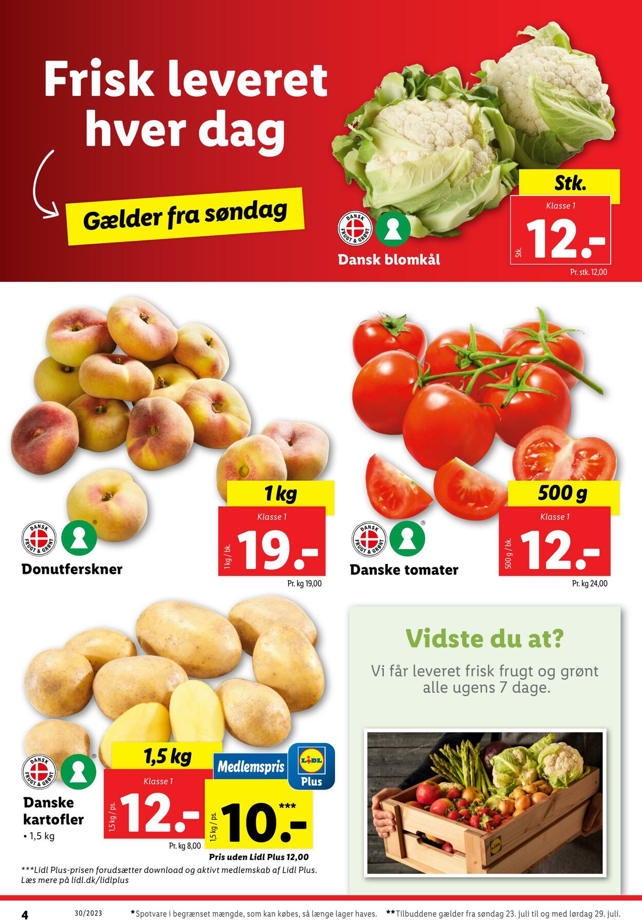 Tilbud Lidl 22.07.2023 - 29.07.2023