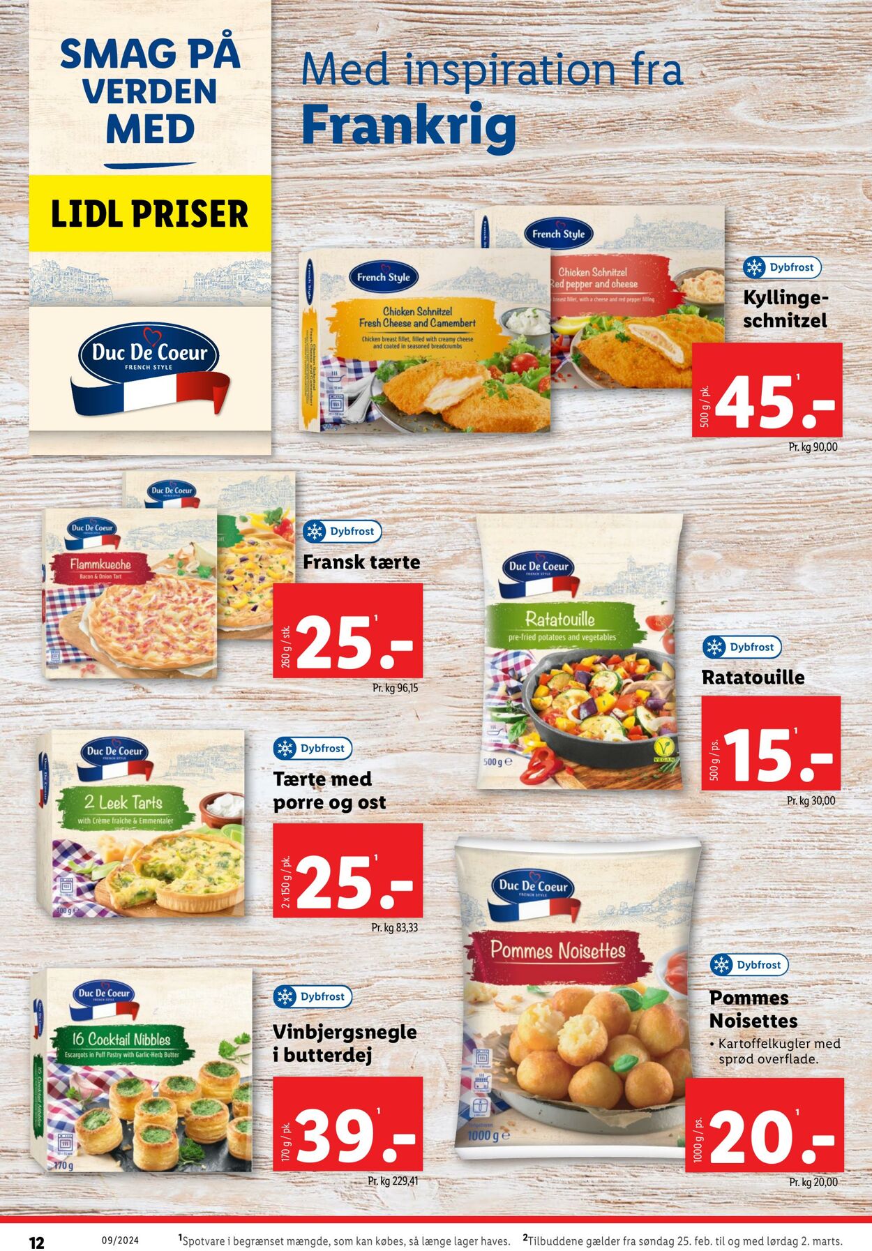 Tilbud Lidl 24.02.2024 - 02.03.2024