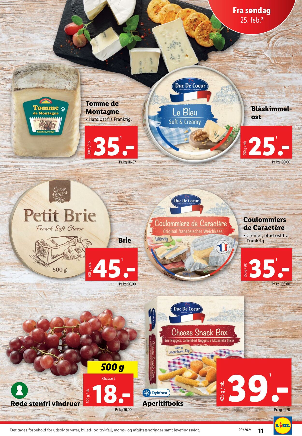 Tilbud Lidl 24.02.2024 - 02.03.2024