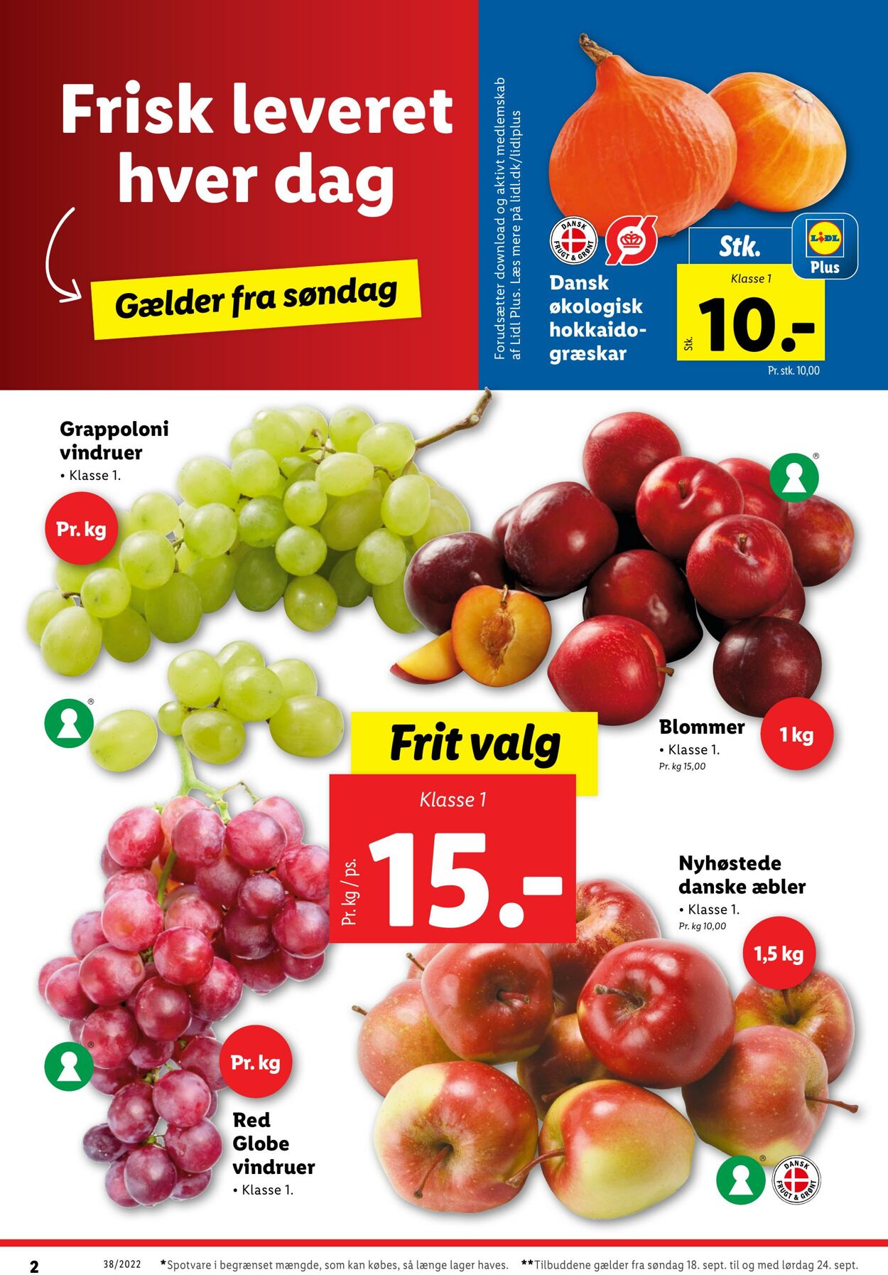 Tilbud Lidl 17.09.2022 - 24.09.2022