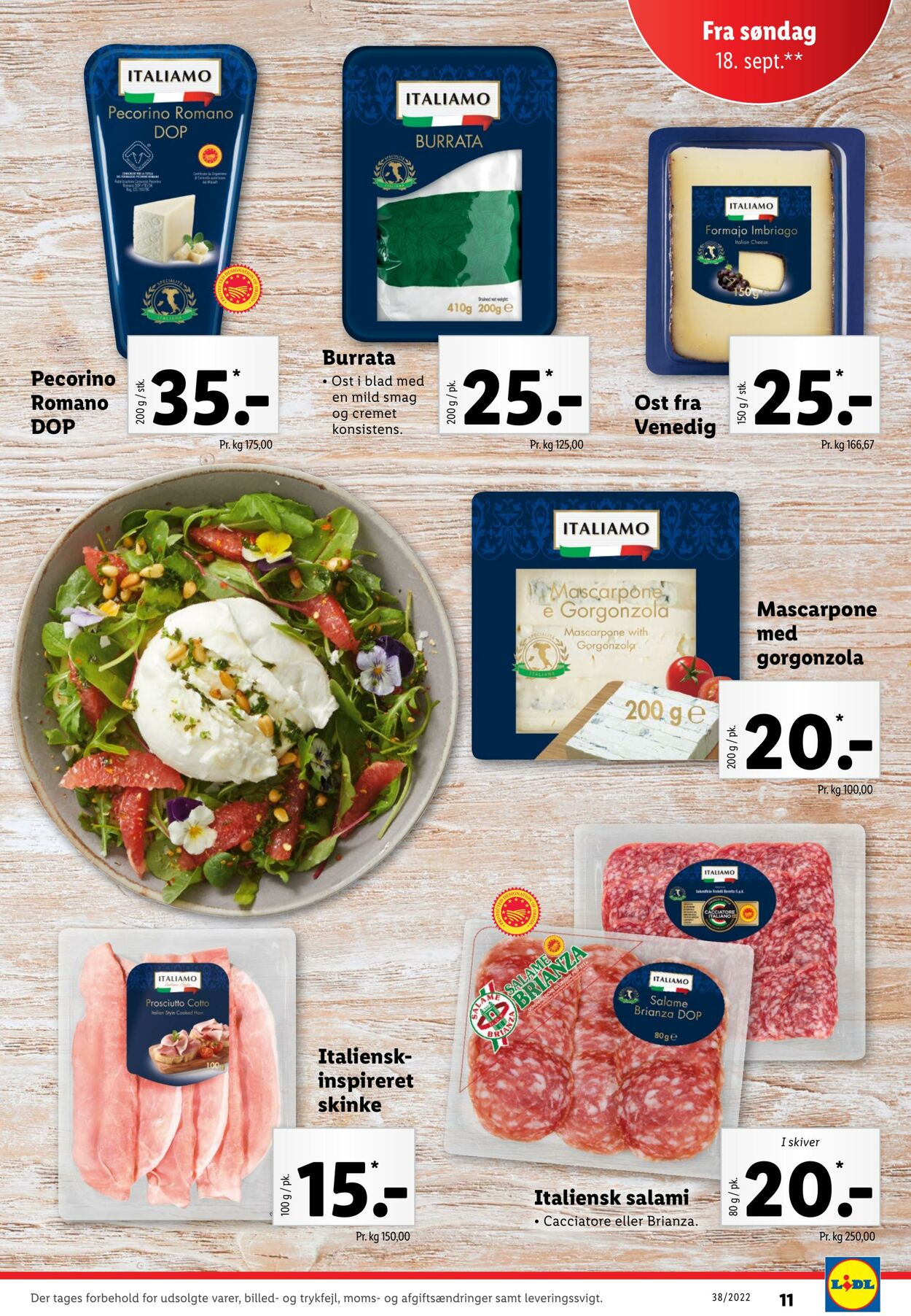 Tilbud Lidl 17.09.2022 - 24.09.2022