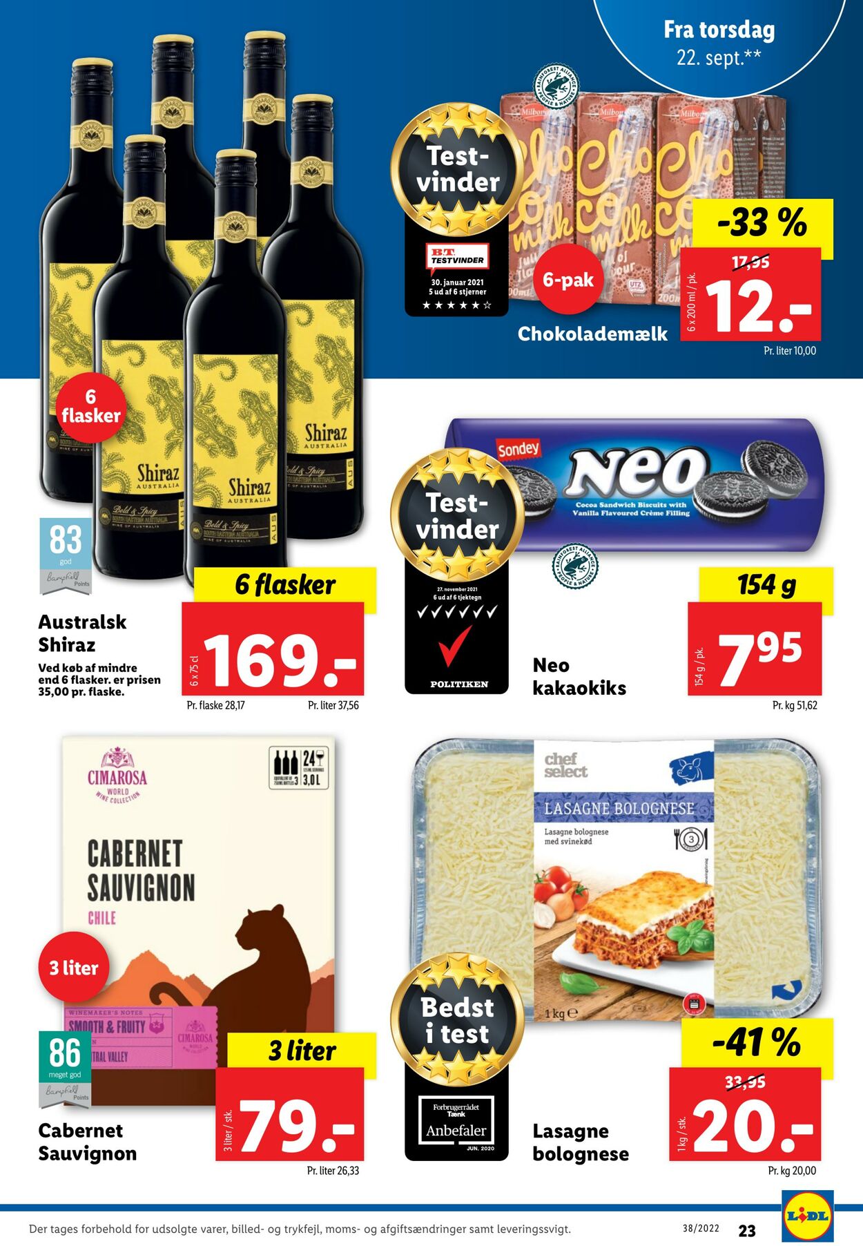 Tilbud Lidl 17.09.2022 - 24.09.2022