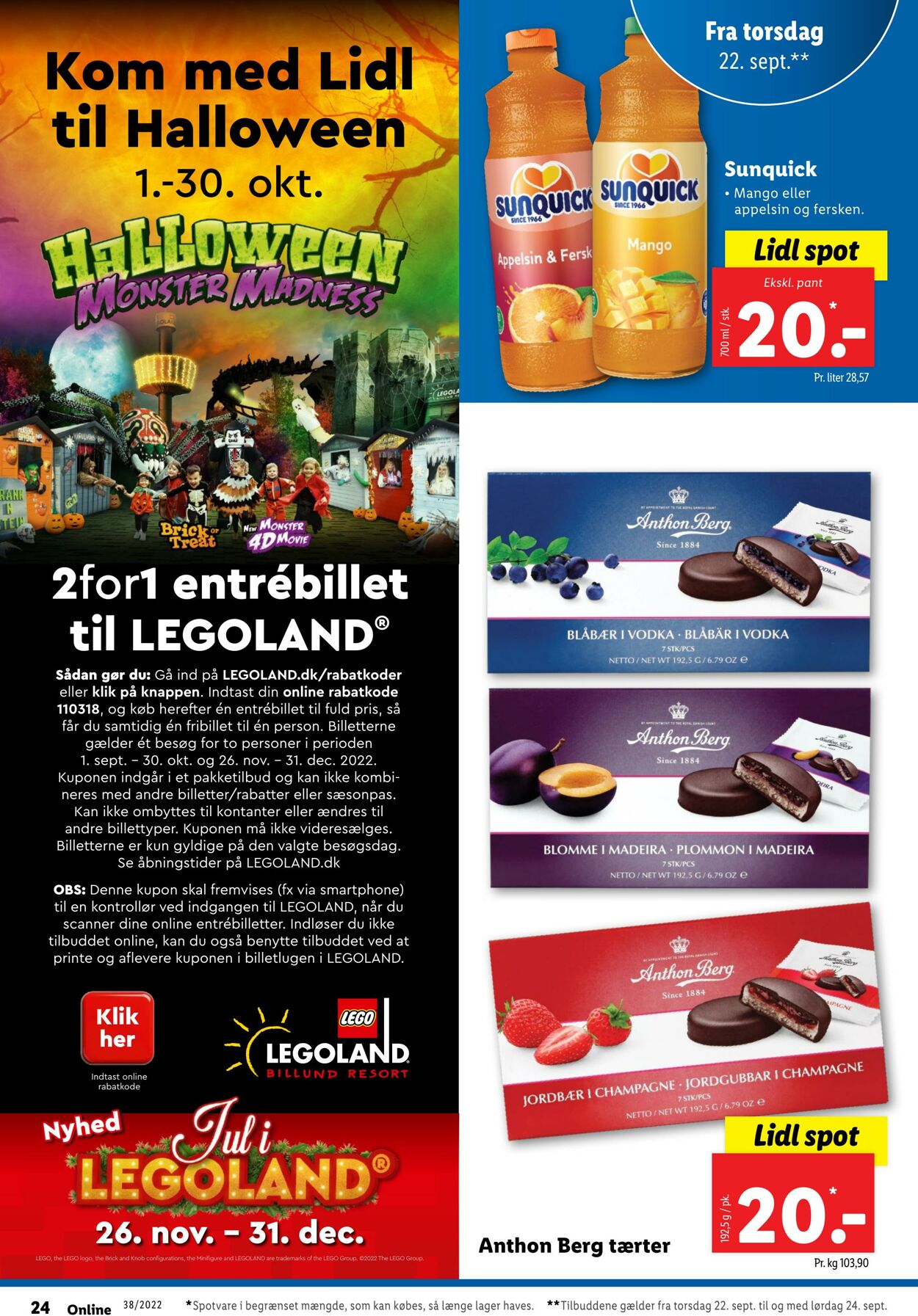 Tilbud Lidl 17.09.2022 - 24.09.2022