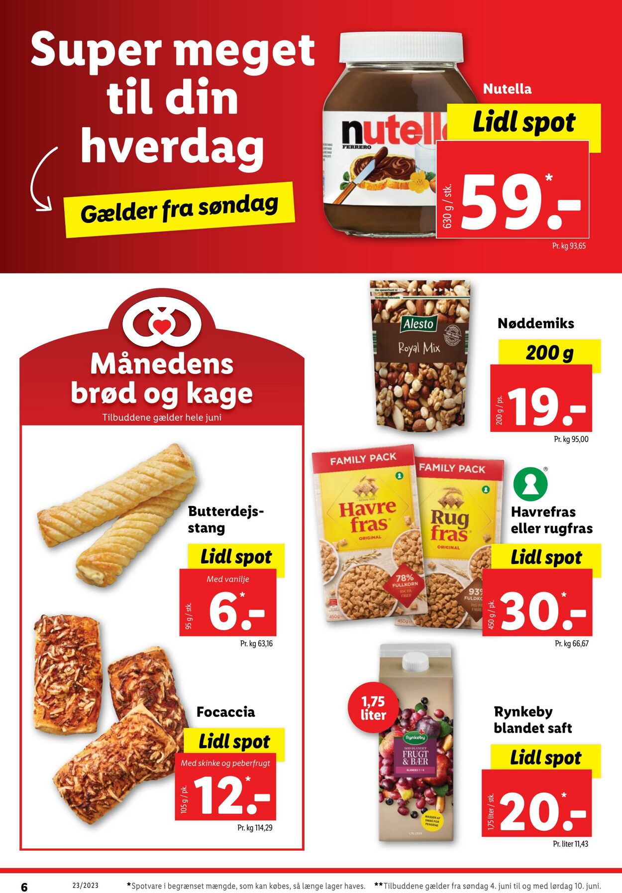 Tilbud Lidl 04.06.2023 - 10.06.2023