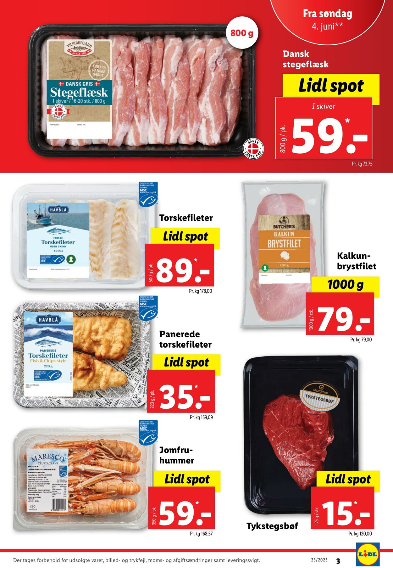 Tilbud Lidl 04.06.2023 - 10.06.2023