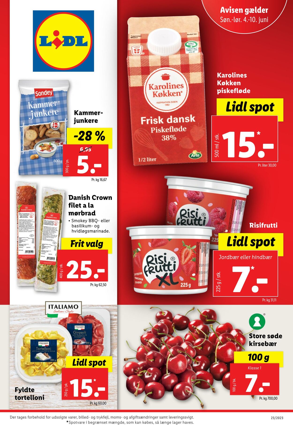 Tilbud Lidl 04.06.2023 - 10.06.2023