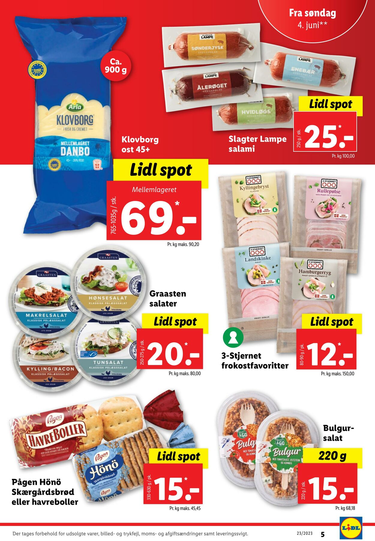 Tilbud Lidl 04.06.2023 - 10.06.2023