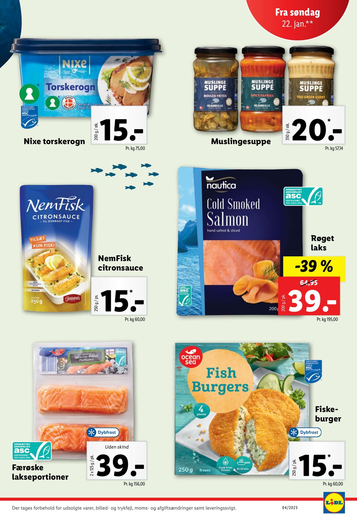 Tilbud Lidl 21.01.2023 - 28.01.2023