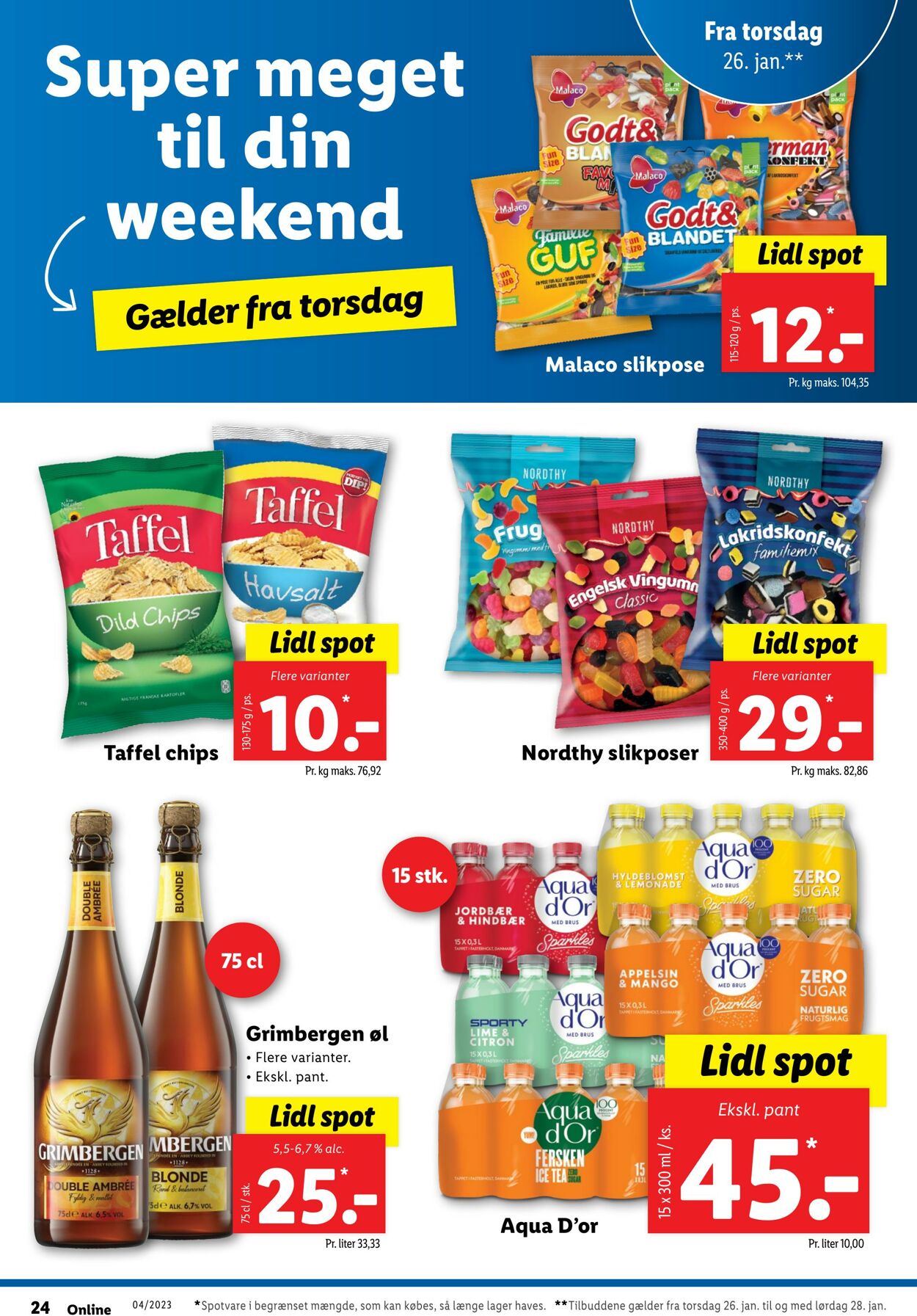 Tilbud Lidl 21.01.2023 - 28.01.2023