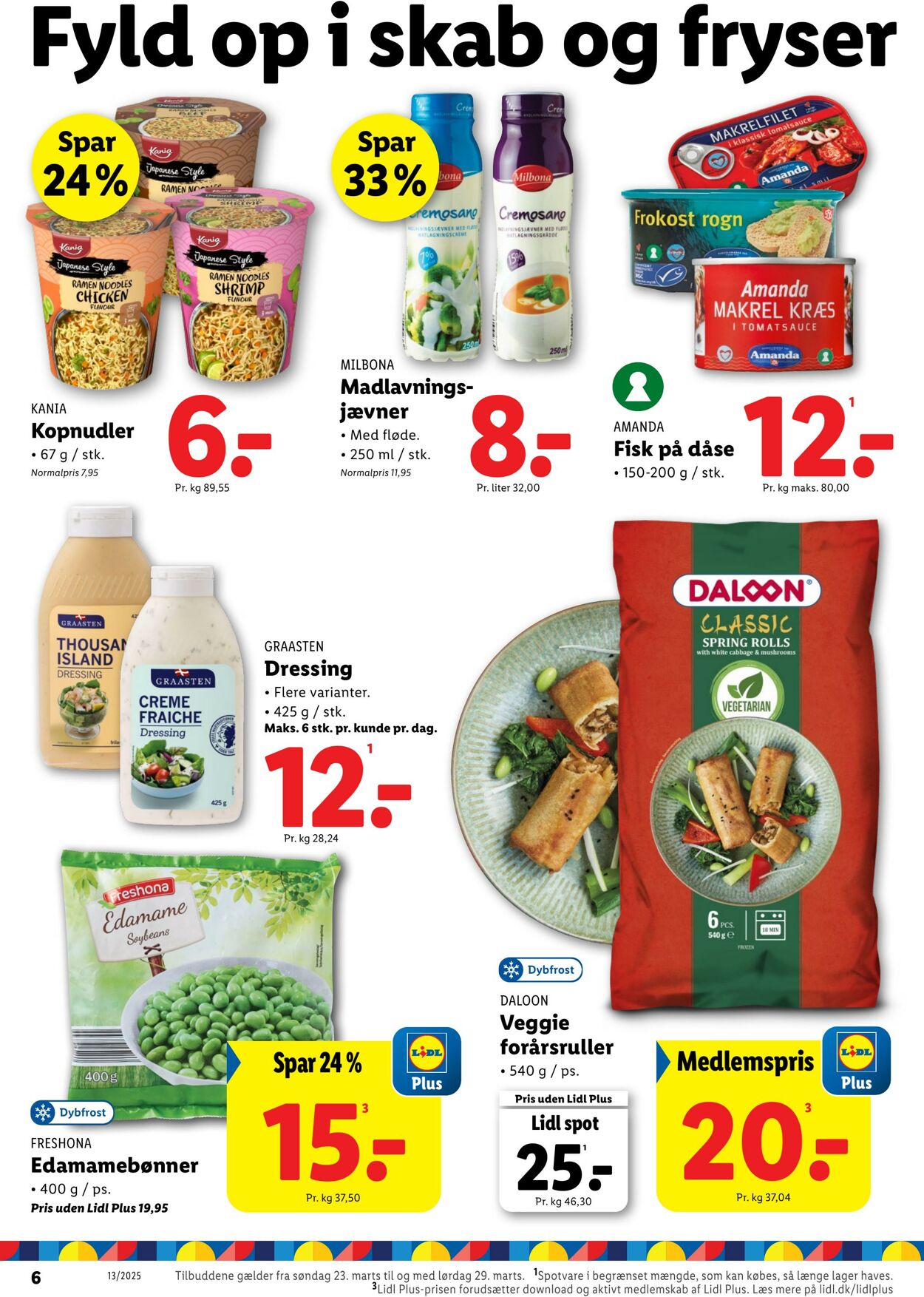 Tilbud Lidl 22.03.2025 - 29.03.2025