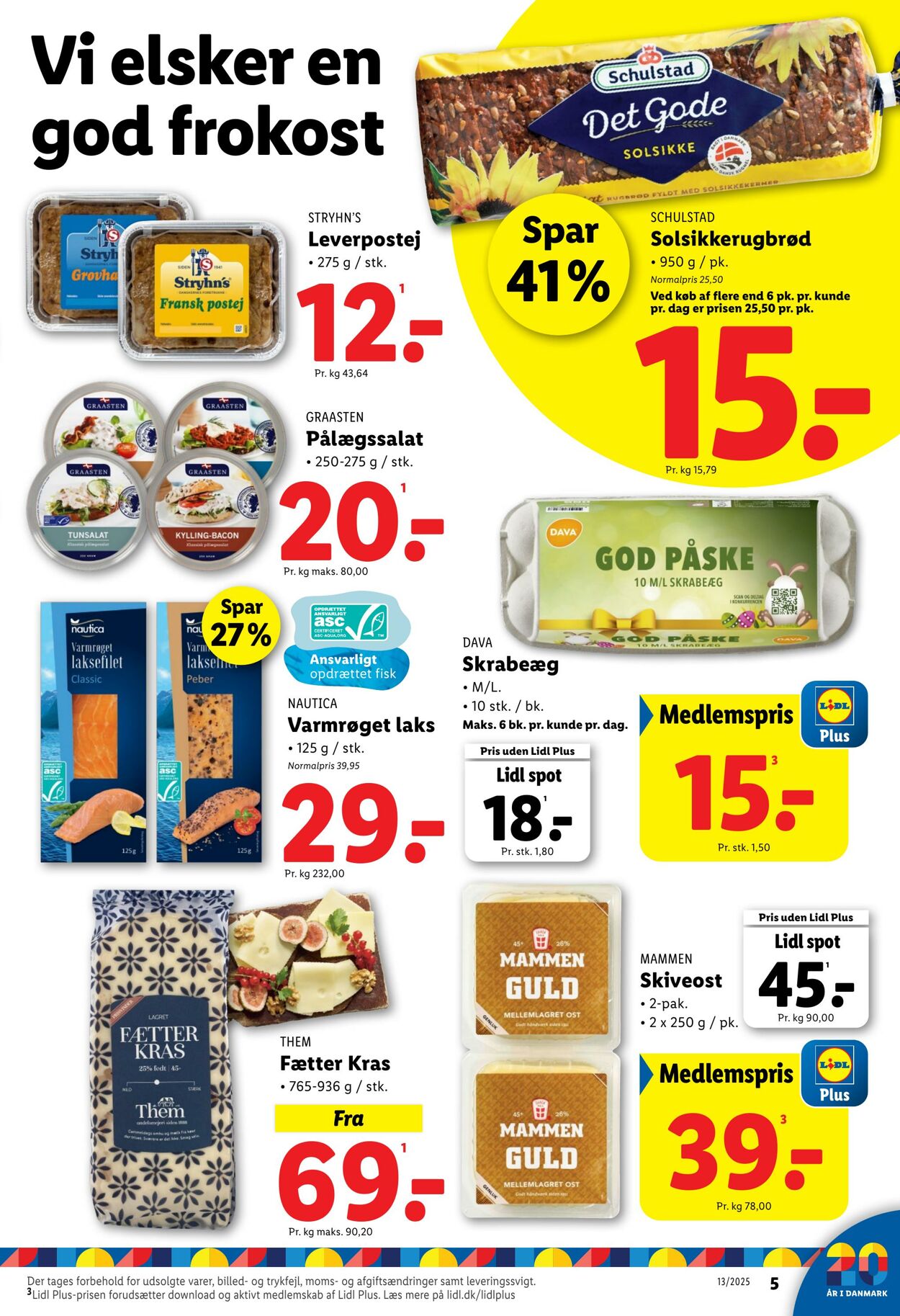 Tilbud Lidl 22.03.2025 - 29.03.2025