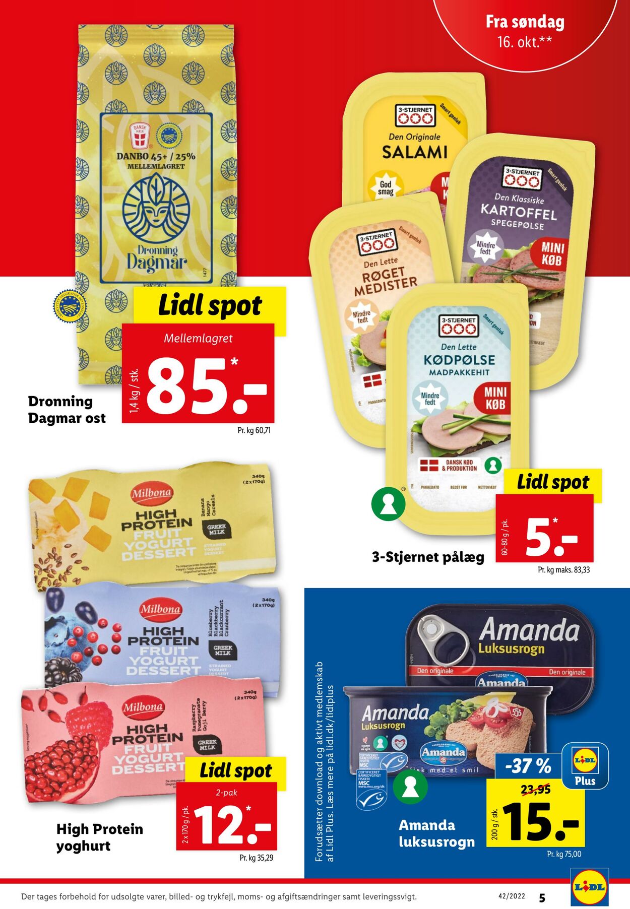 Tilbud Lidl 15.10.2022 - 22.10.2022