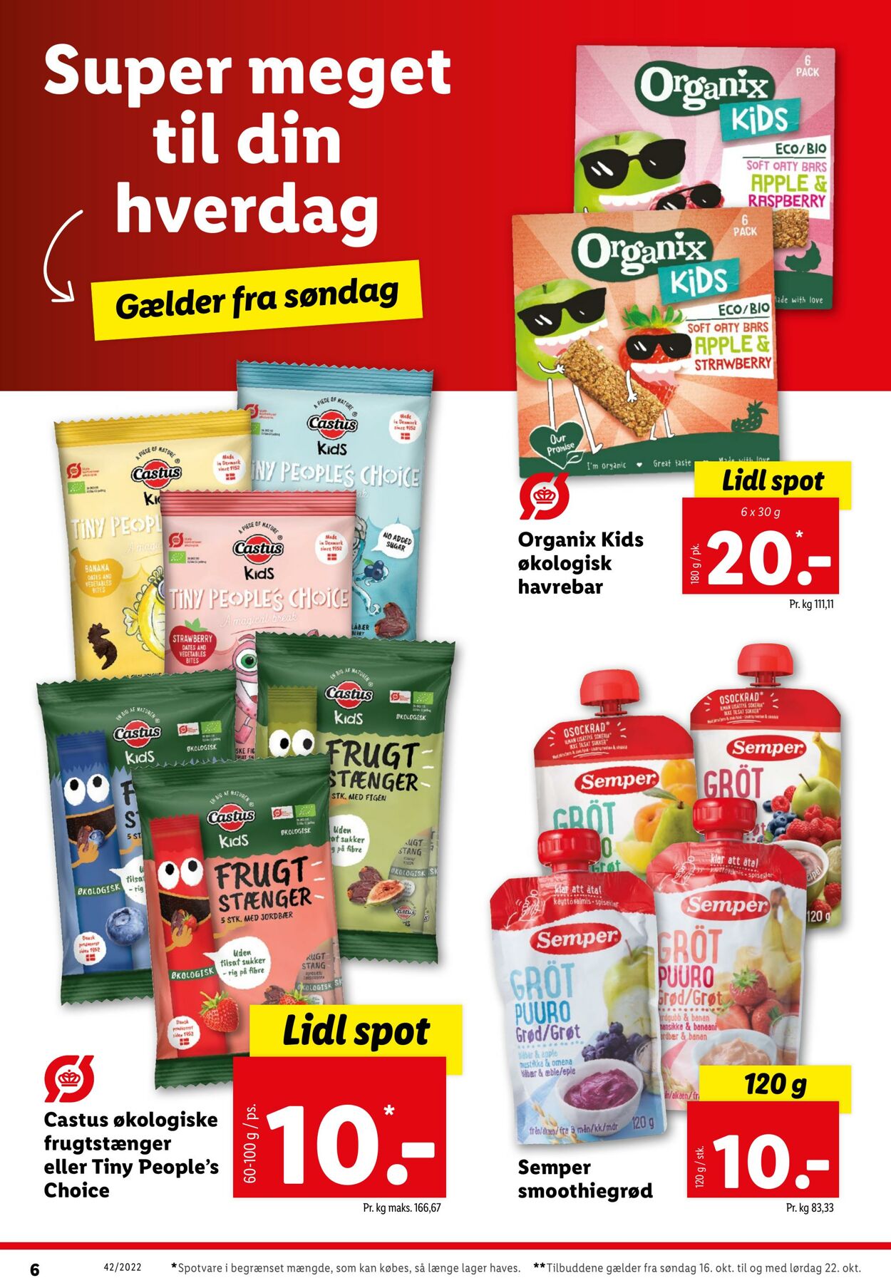 Tilbud Lidl 15.10.2022 - 22.10.2022