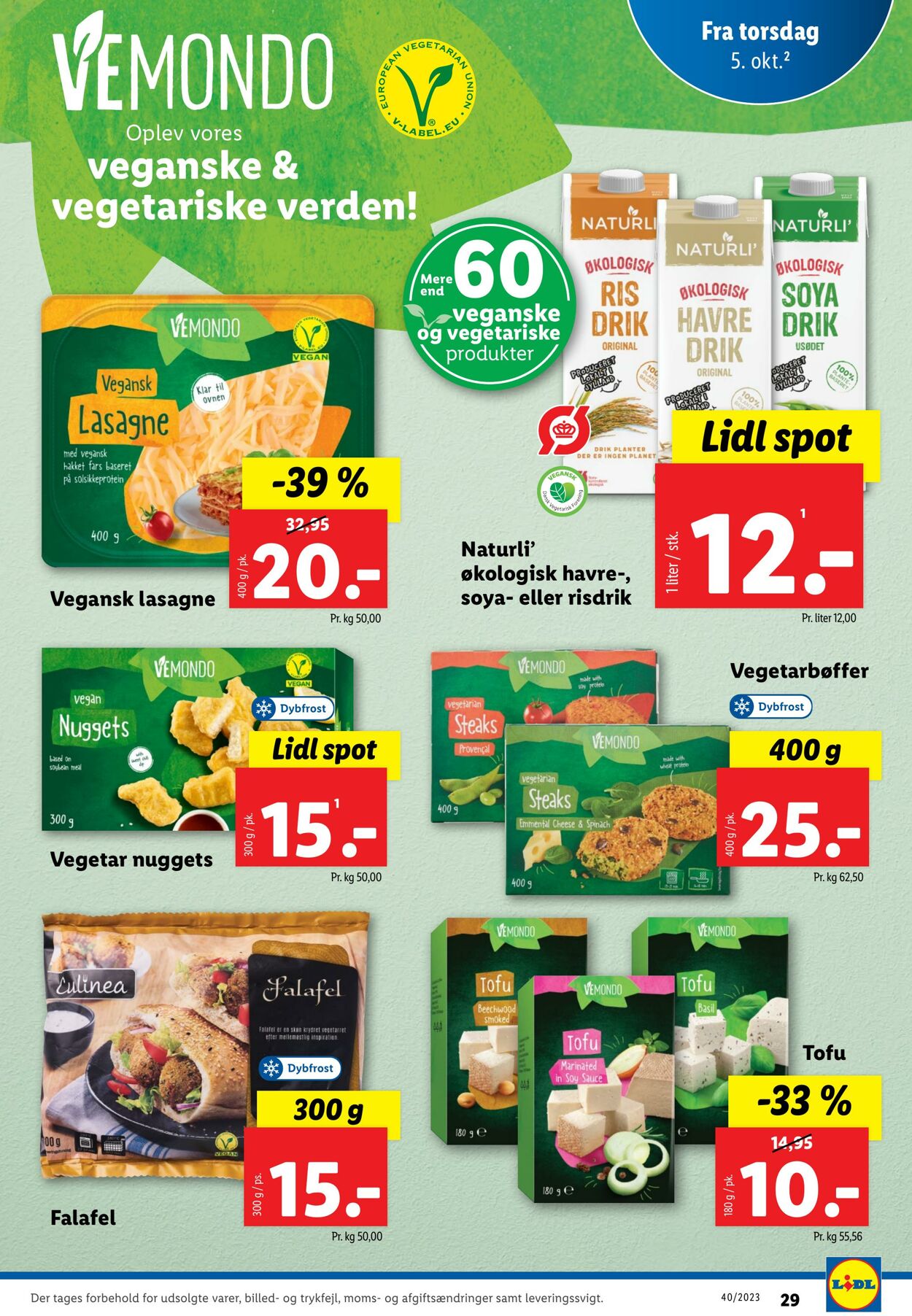 Tilbud Lidl 30.09.2023 - 07.10.2023