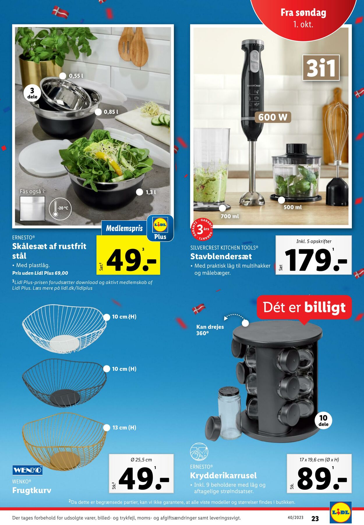 Tilbud Lidl 30.09.2023 - 07.10.2023