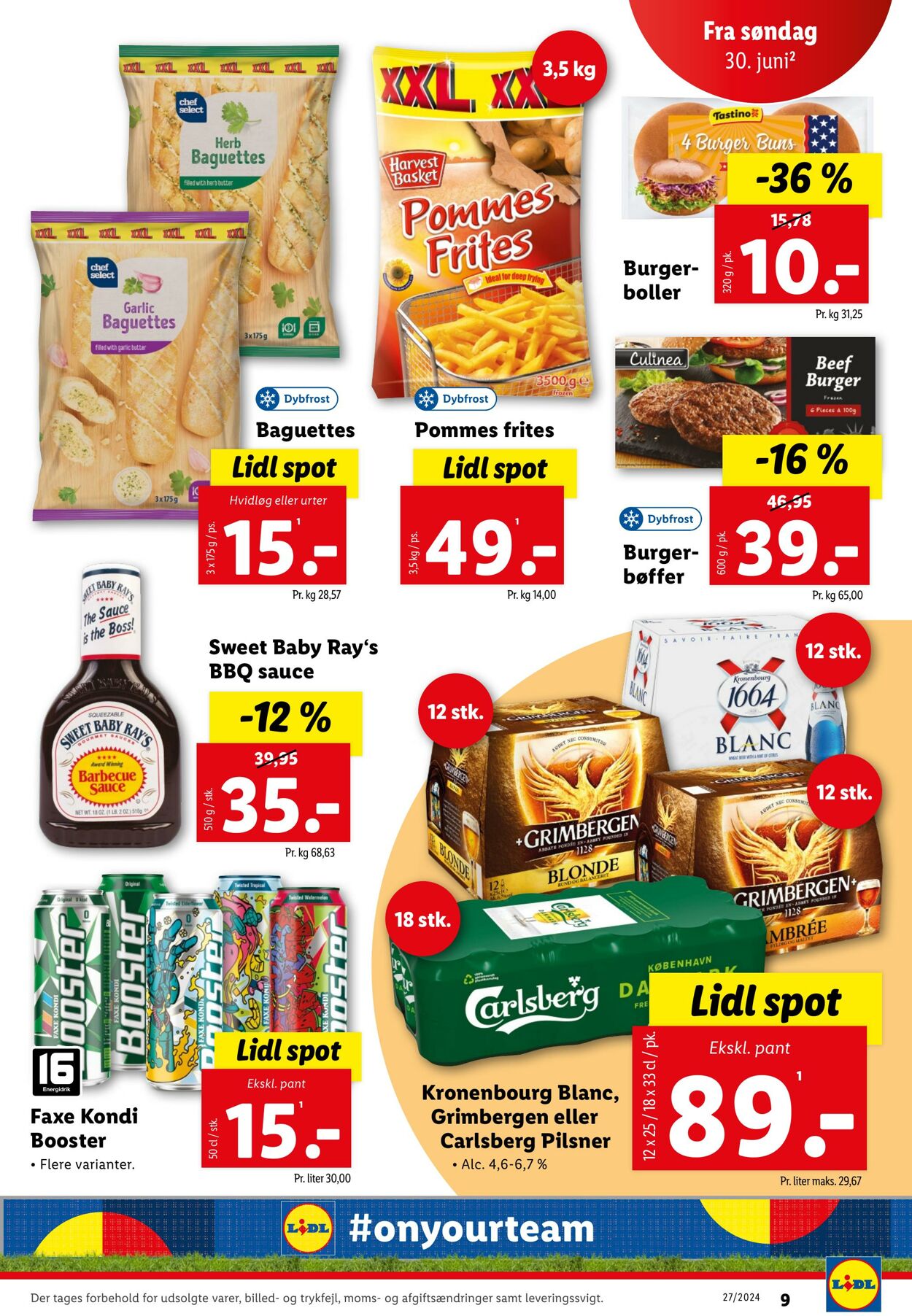 Tilbud Lidl 29.06.2024 - 06.07.2024