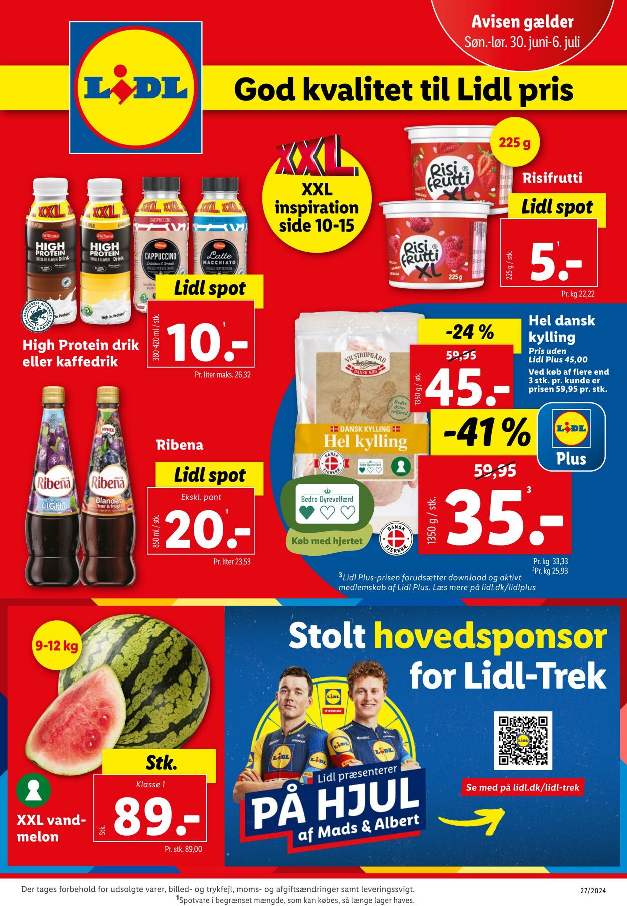 Tilbud Lidl 29.06.2024 - 06.07.2024