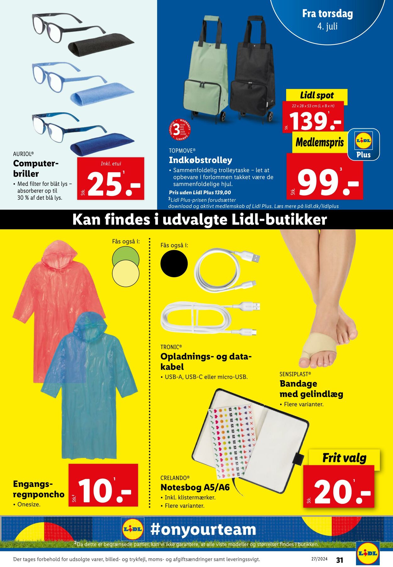 Tilbud Lidl 29.06.2024 - 06.07.2024