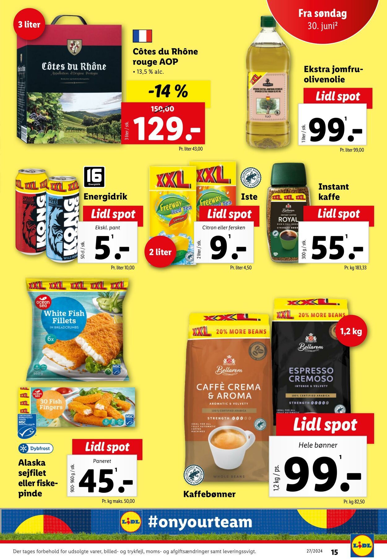 Tilbud Lidl 29.06.2024 - 06.07.2024