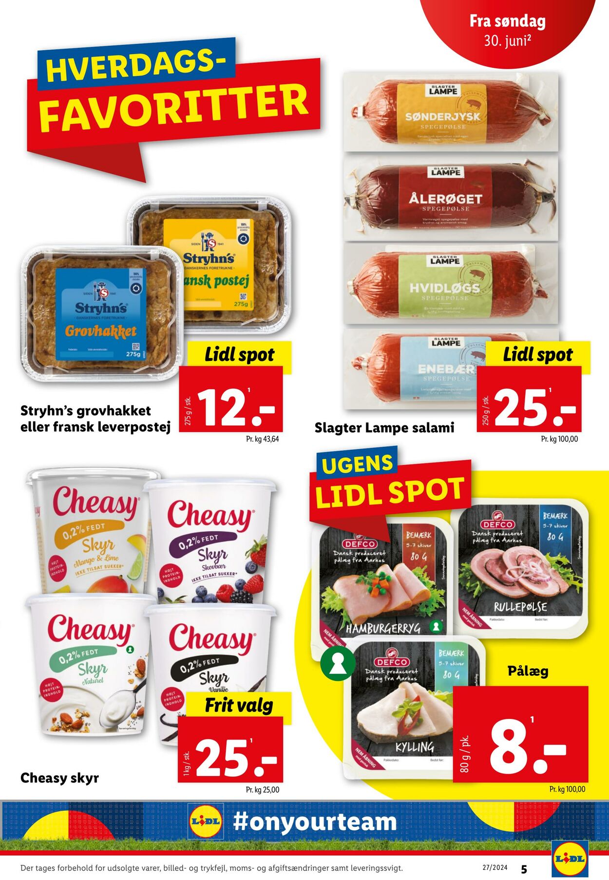 Tilbud Lidl 29.06.2024 - 06.07.2024