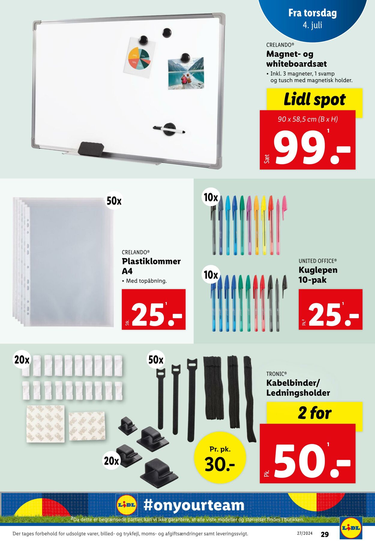 Tilbud Lidl 29.06.2024 - 06.07.2024