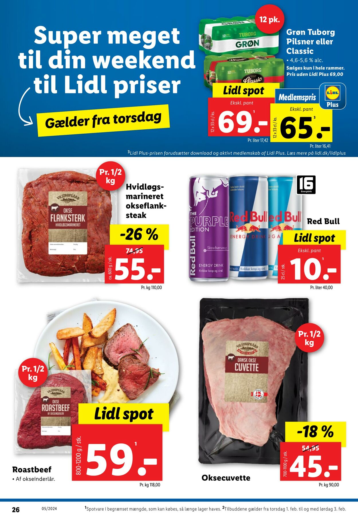 Tilbud Lidl 27.01.2024 - 03.02.2024