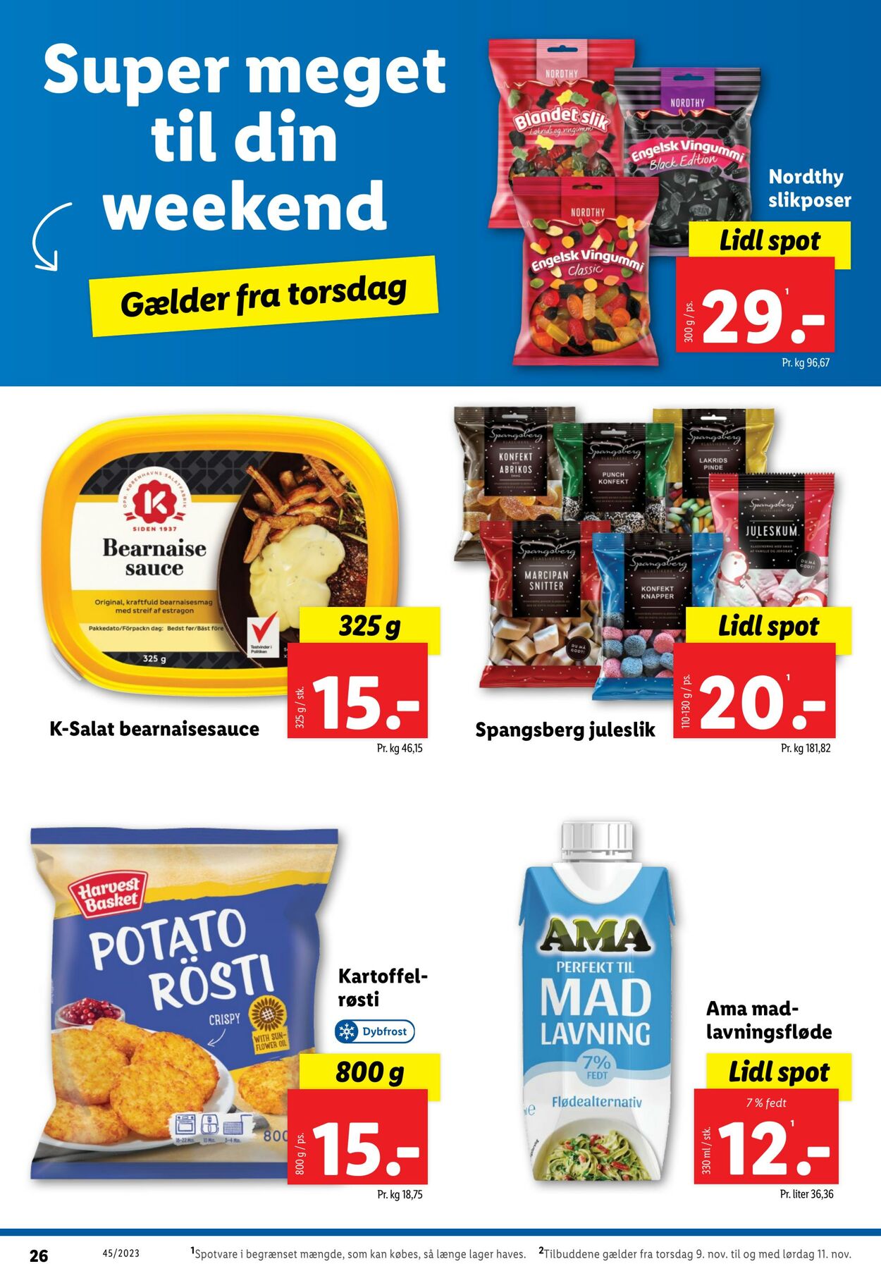 Tilbud Lidl 04.11.2023 - 11.11.2023