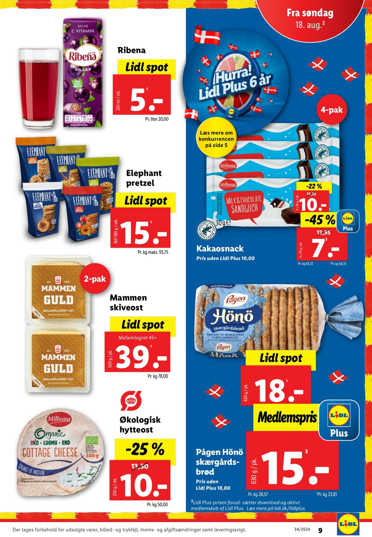 Tilbud Lidl 17.08.2024 - 24.08.2024