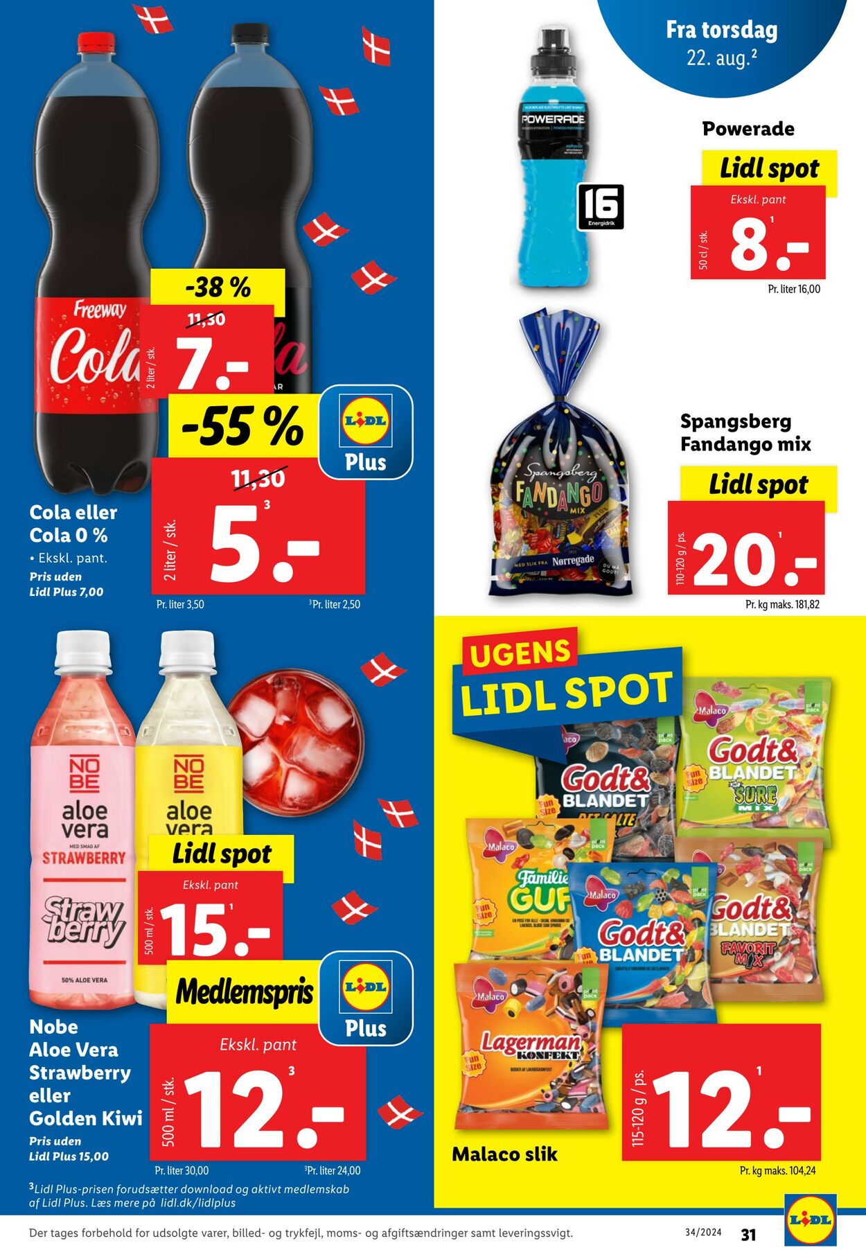 Tilbud Lidl 17.08.2024 - 24.08.2024