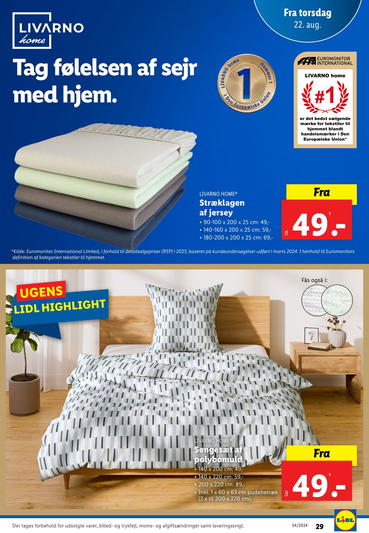 Tilbud Lidl 17.08.2024 - 24.08.2024