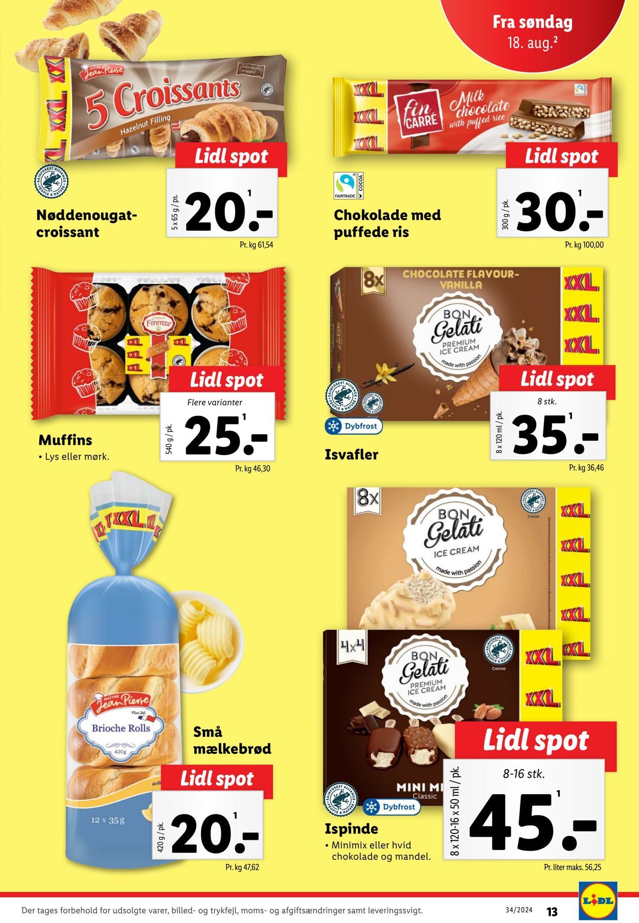 Tilbud Lidl 17.08.2024 - 24.08.2024