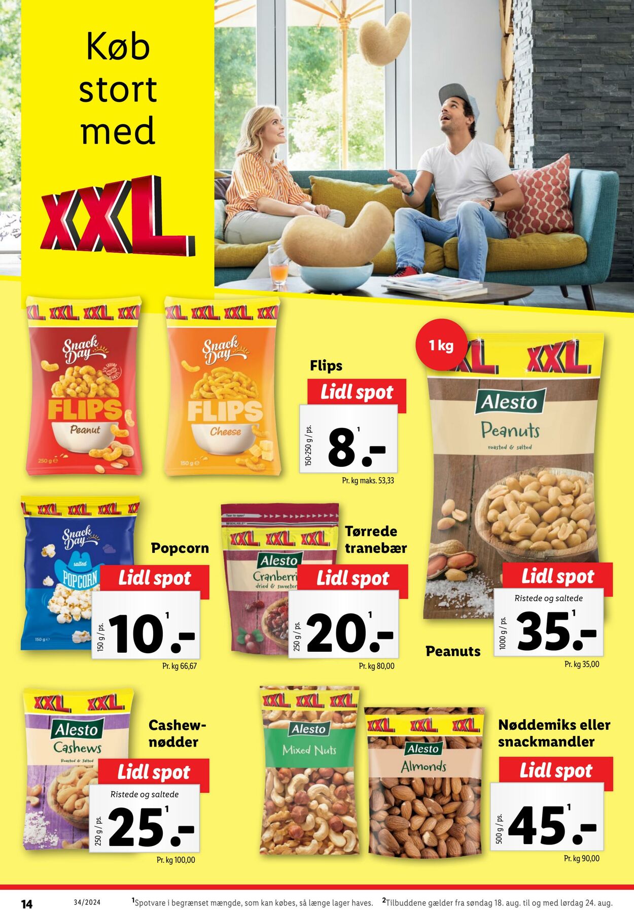 Tilbud Lidl 17.08.2024 - 24.08.2024